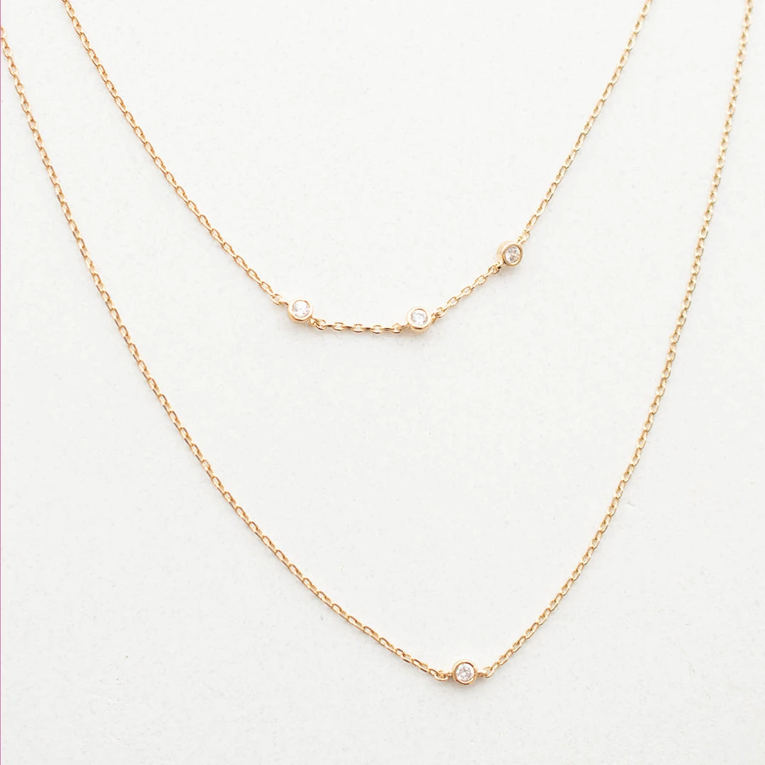 Cheers To Forever Necklace, Gold 3 Cheers To Forever Necklace, Gold - Image 3