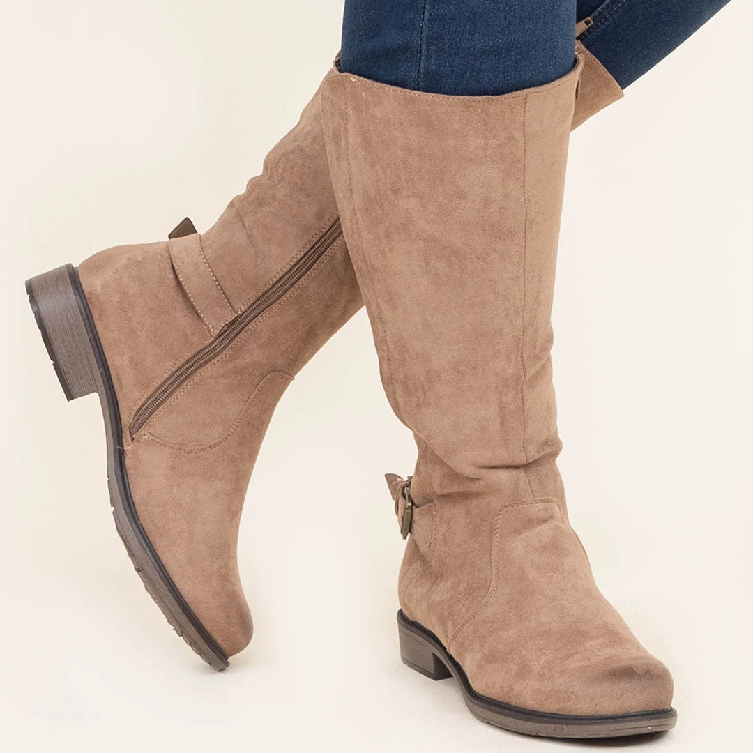 Bold Steps Boots, Taupe 6 Bold Steps Boots, Taupe - Image 6