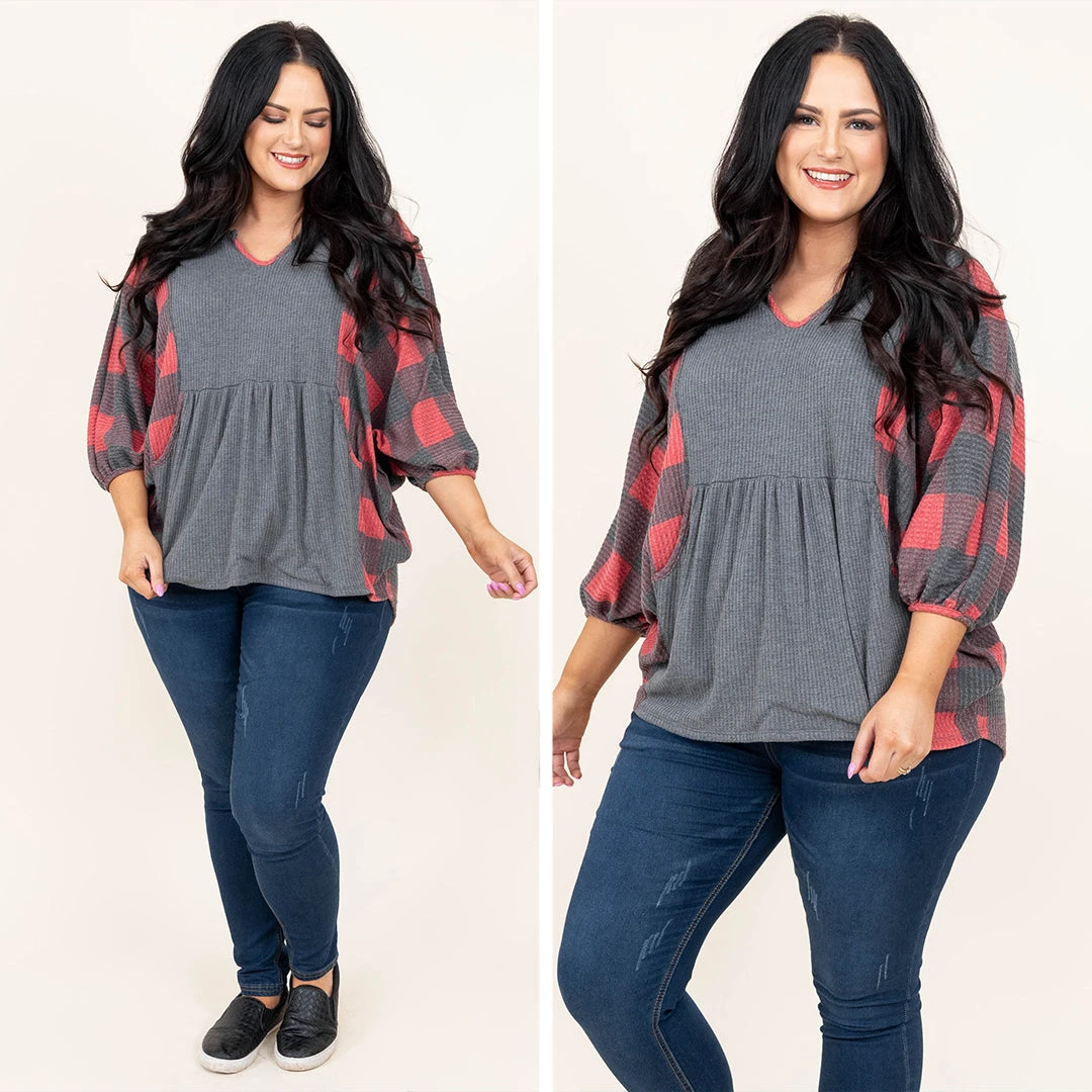 Finding Beauty Top, Red 6 Finding Beauty Top, Red - Image 6