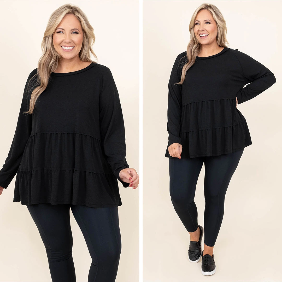 Day Dancing Top, Black 6 Day Dancing Top, Black - Image 6