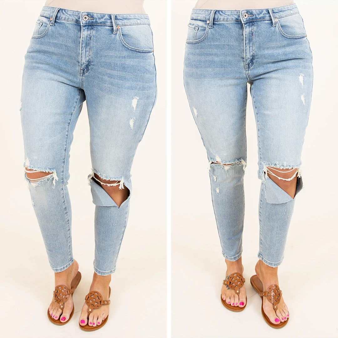 Don't Need You Jeans, Medium Wash 6 Don't Need You Jeans, Medium Wash - Image 6