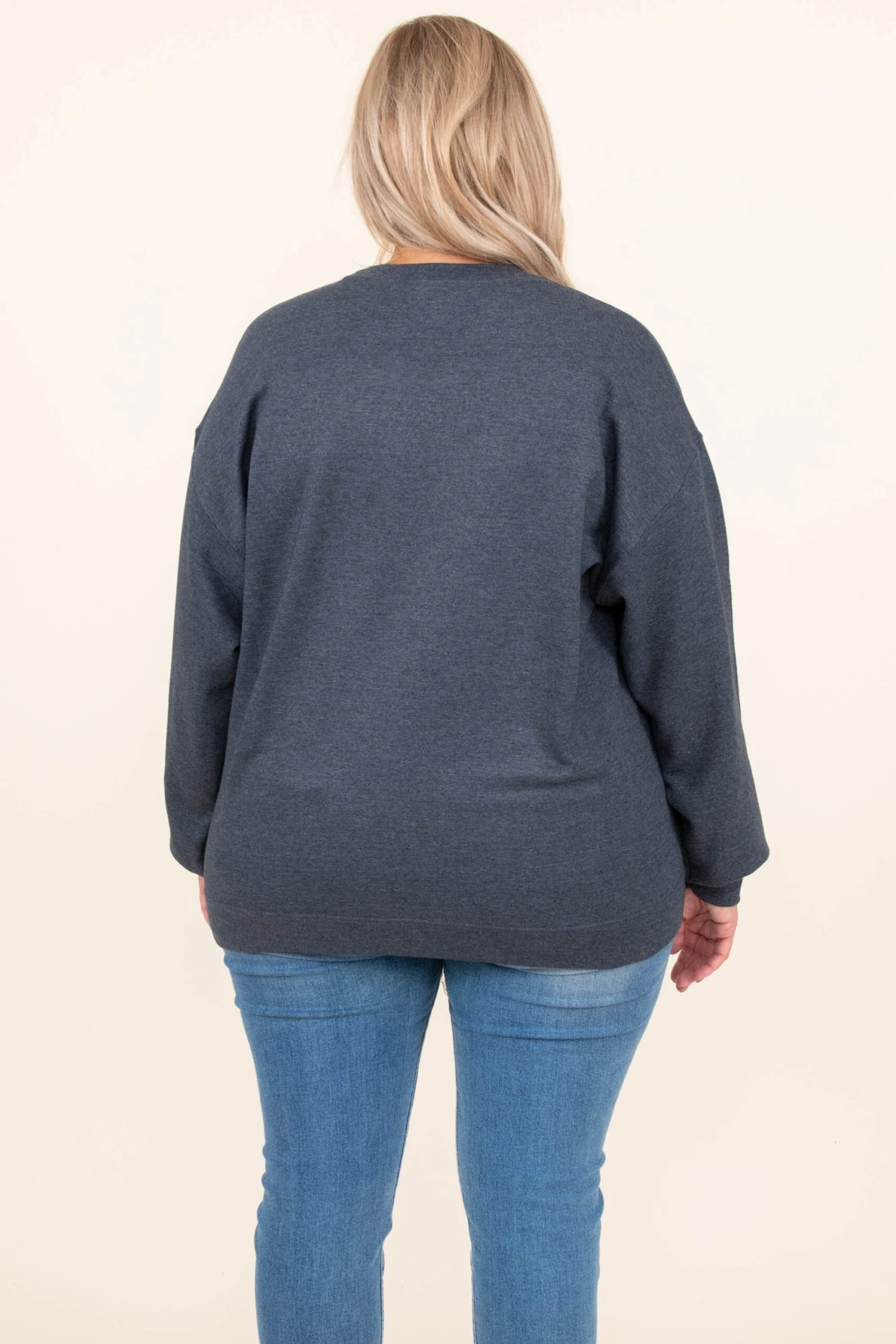 Leopard Heart Sweatshirt, Heather Gray 5 Leopard Heart Sweatshirt, Heather Gray - Image 5