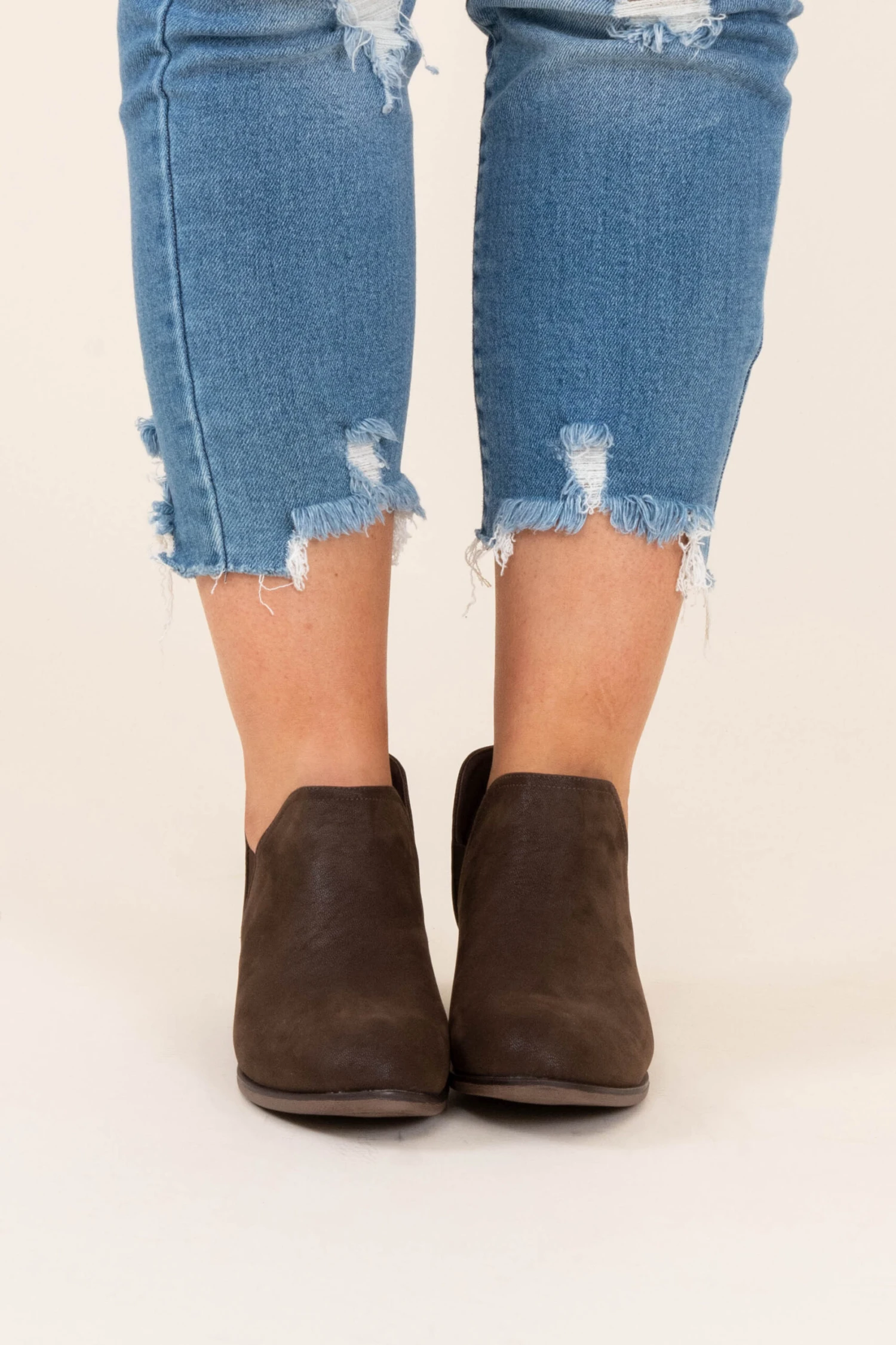 Foot In The Door Booties, Brown 3 Foot In The Door Booties, Brown - Image 3