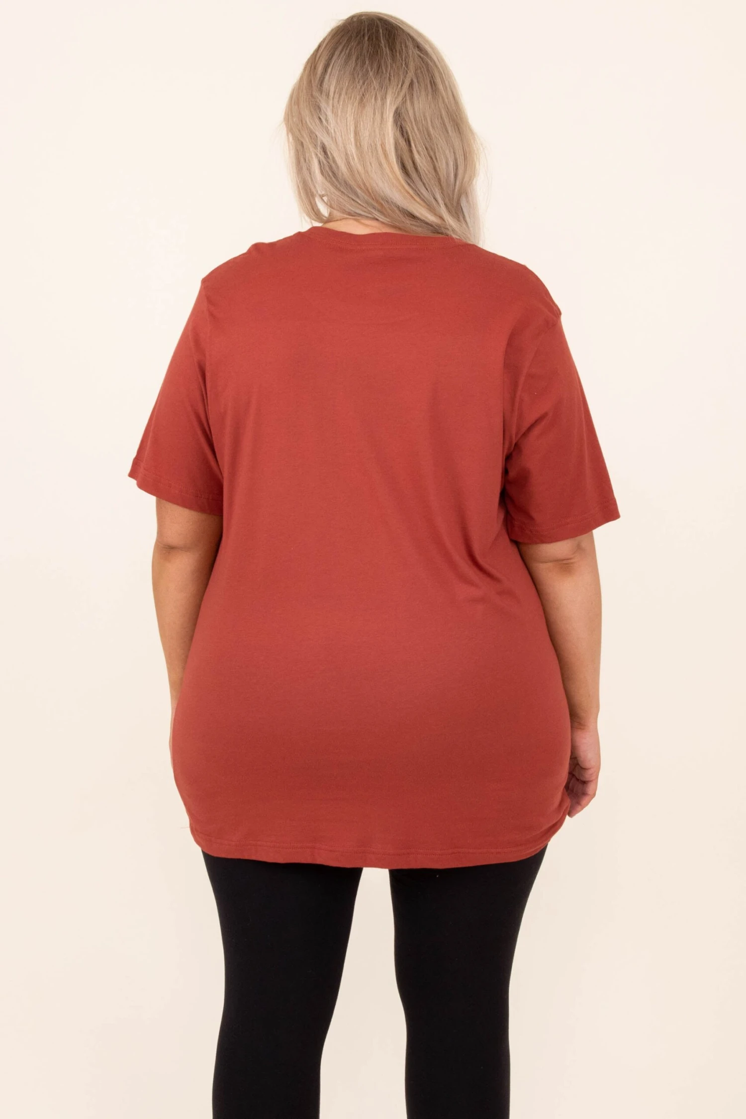 Leopard Heart Tee, Rust 5 Leopard Heart Tee, Rust - Image 5