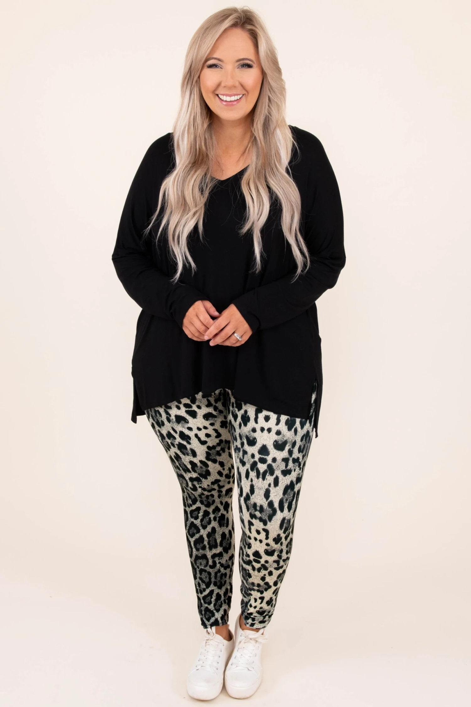 My Feisty Side Leggings, Grey 5 My Feisty Side Leggings, Grey - Image 5