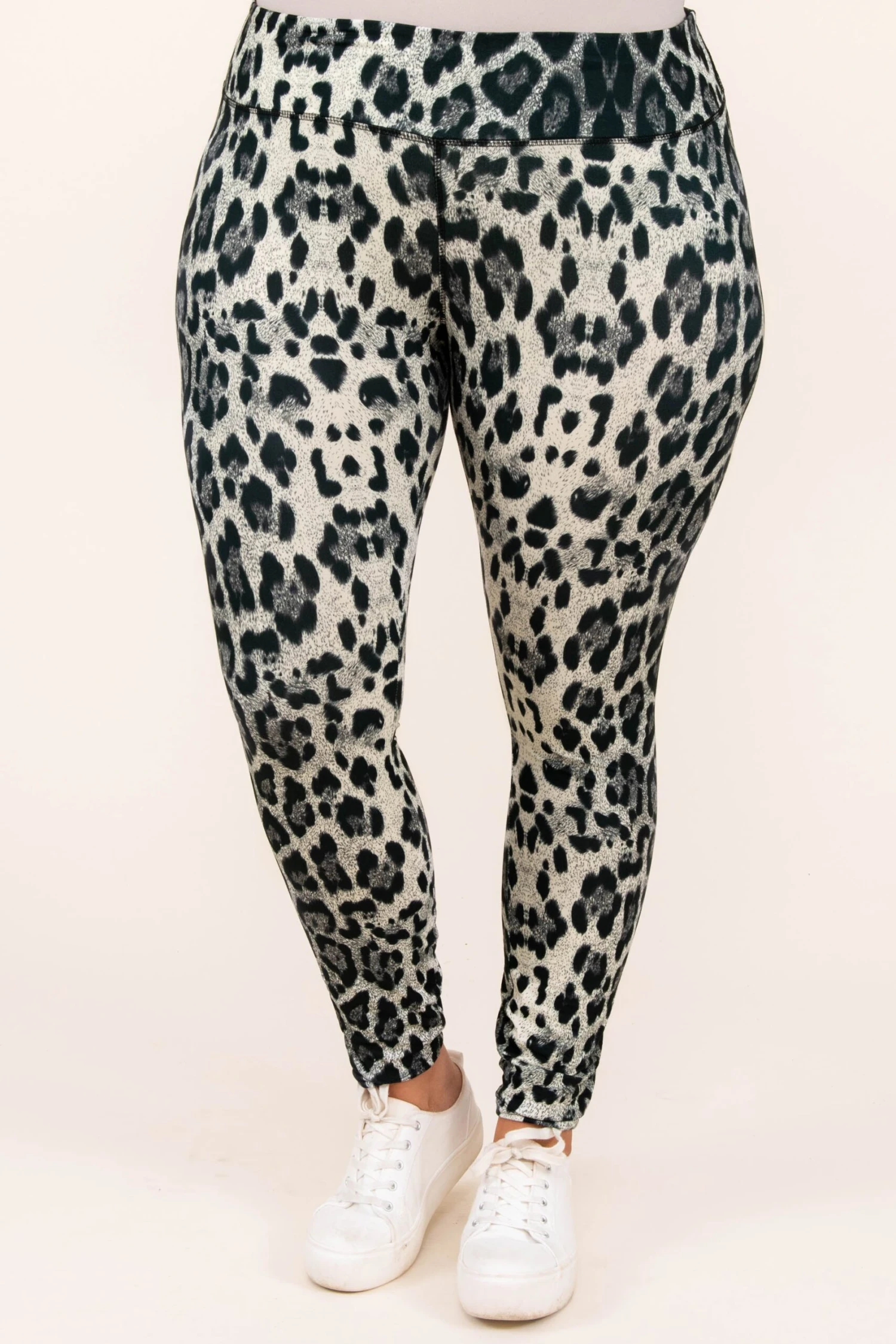 My Feisty Side Leggings, Grey 2 My Feisty Side Leggings, Grey - Image 2