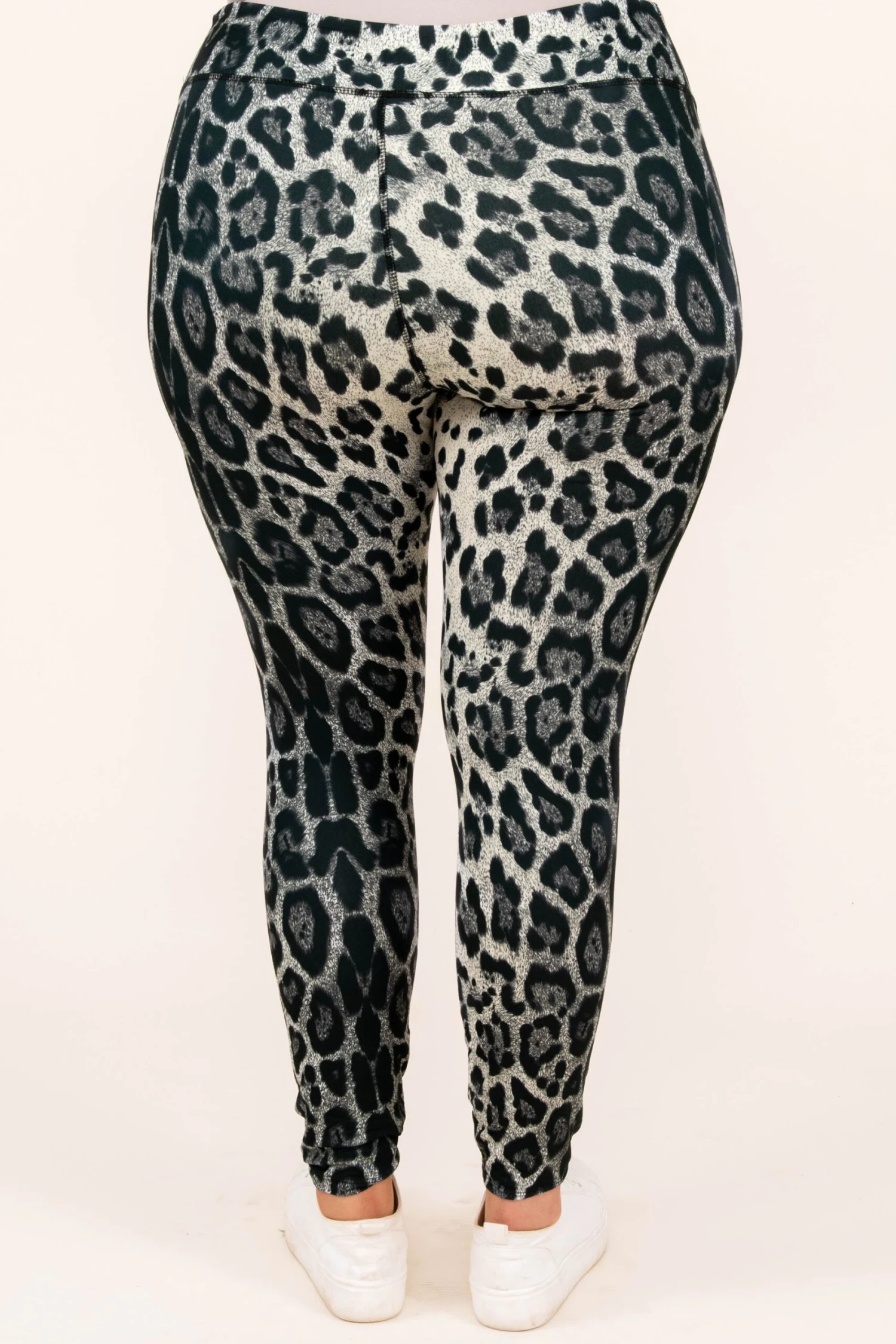 My Feisty Side Leggings, Grey 3 My Feisty Side Leggings, Grey - Image 3