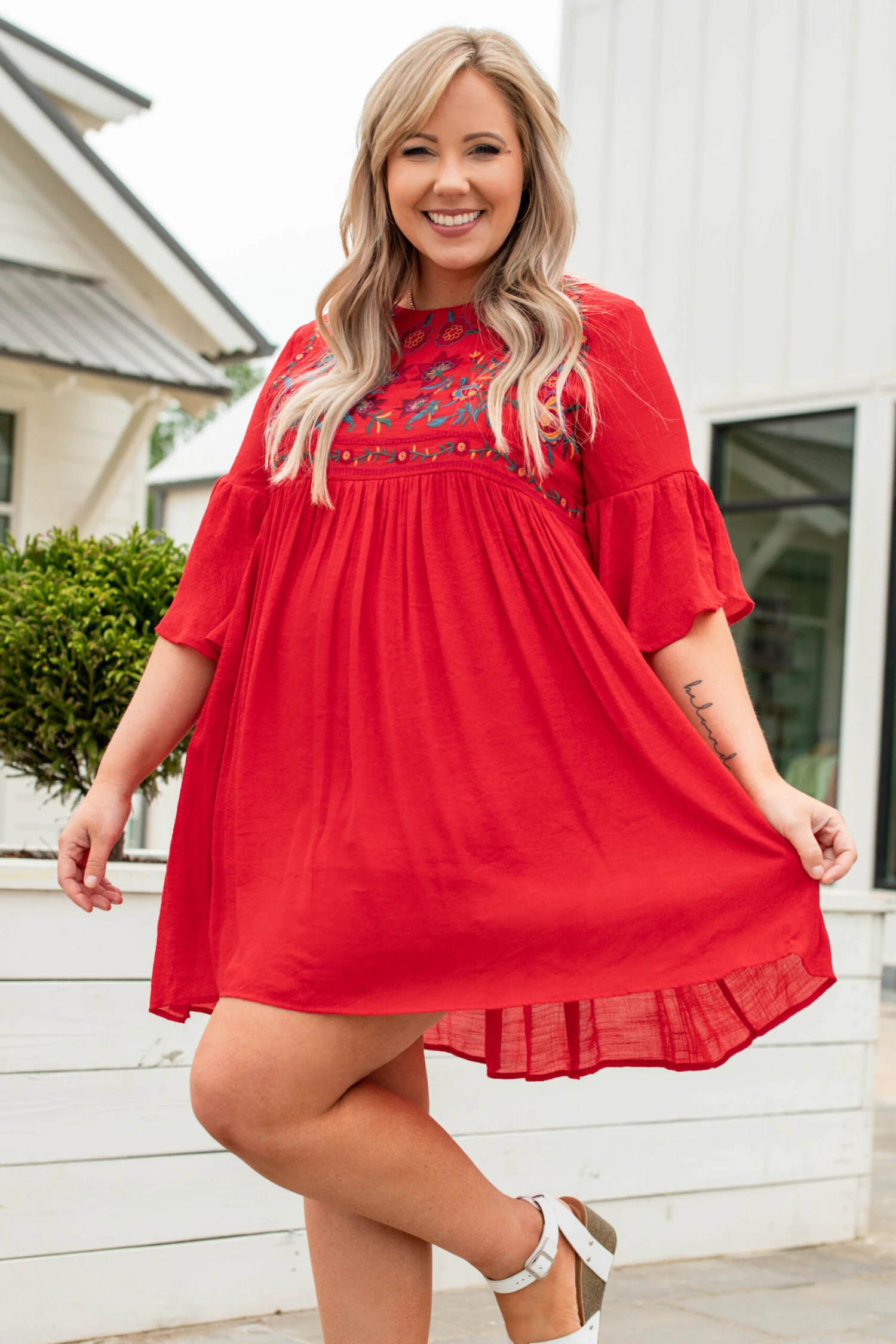 What You Seek Dress, Strawberry 1 What You Seek Dress, Strawberry