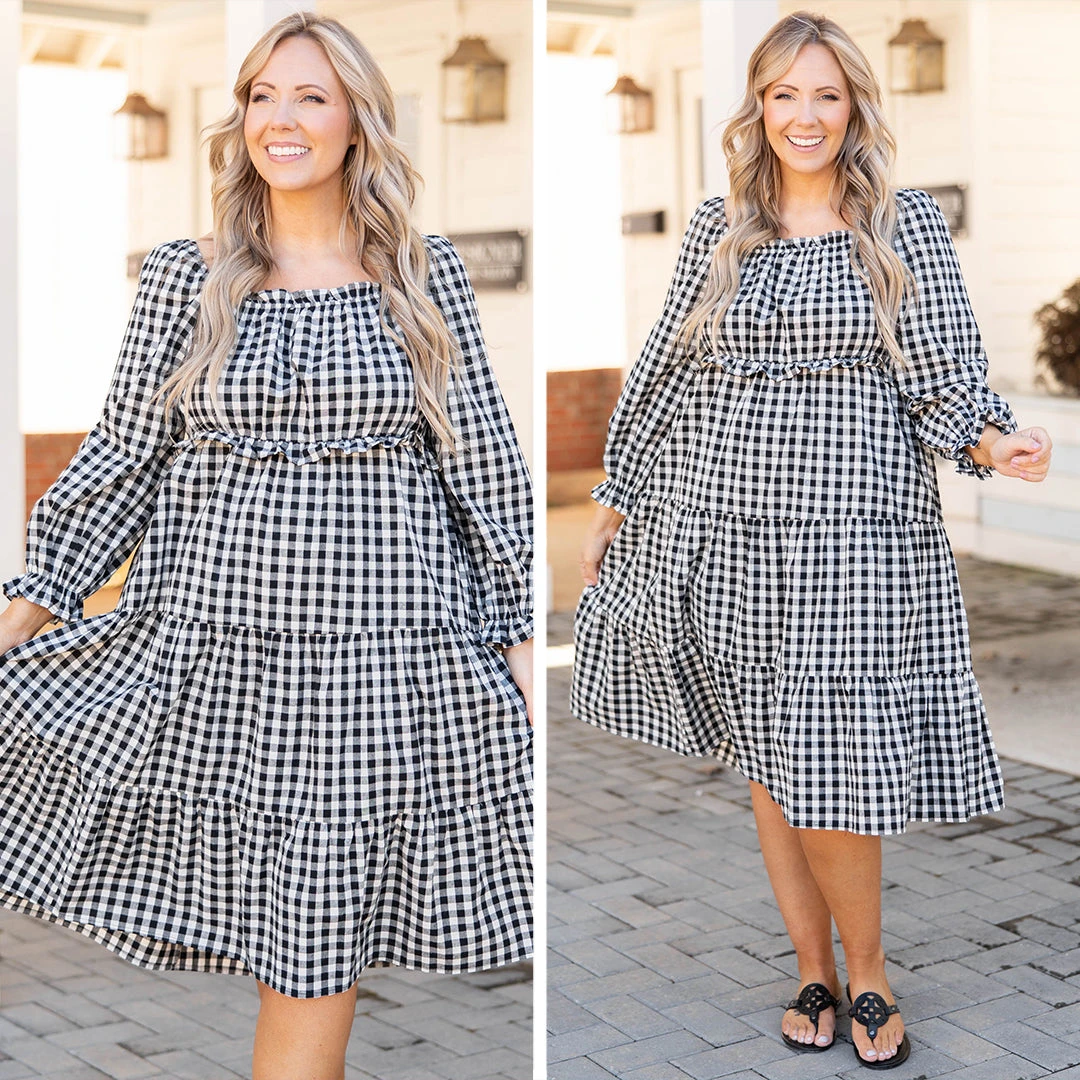 Afternoon Picnics Dress, Black 6 Afternoon Picnics Dress, Black - Image 6