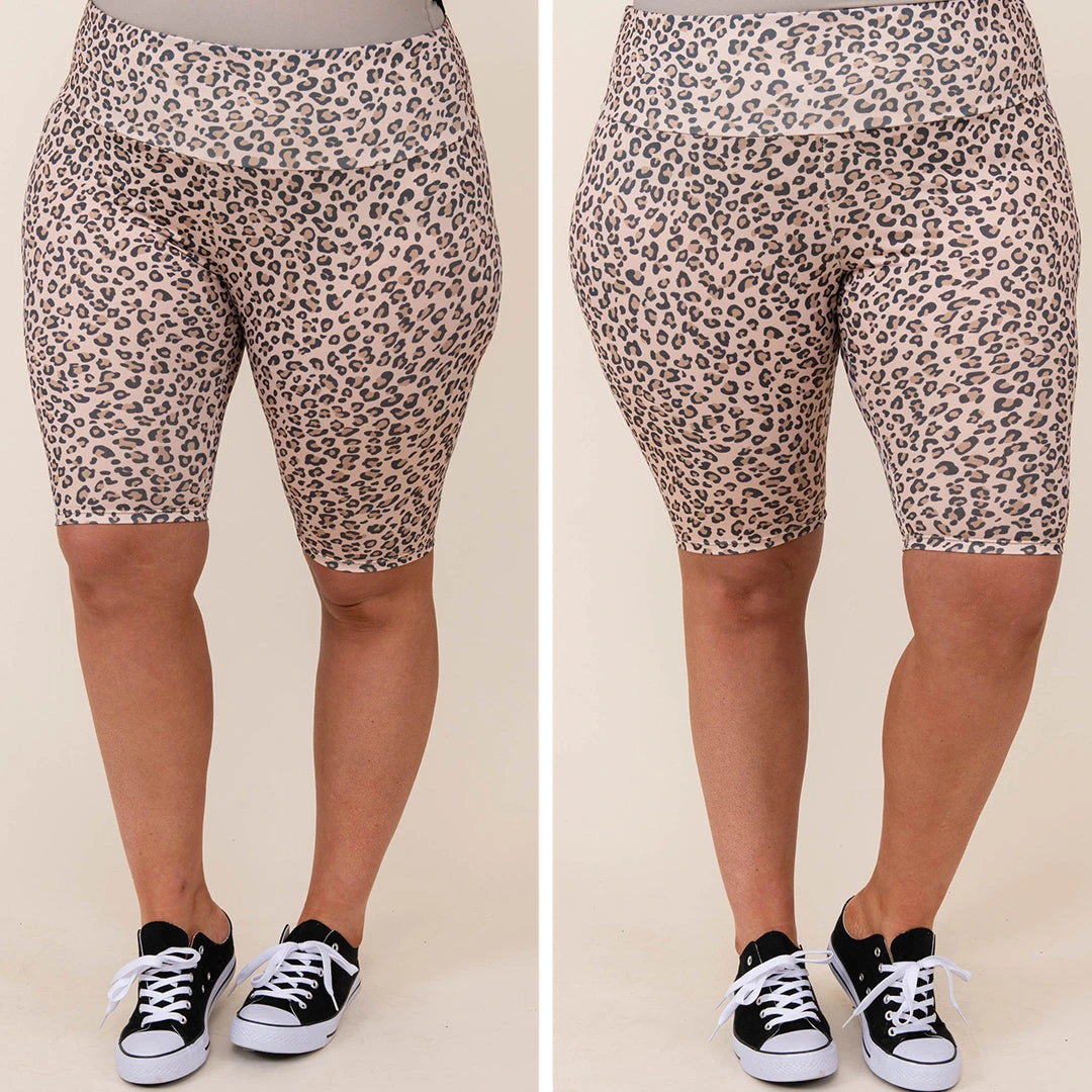 Killin’ It Biker Shorts, Taupe 6 Killin’ It Biker Shorts, Taupe - Image 6