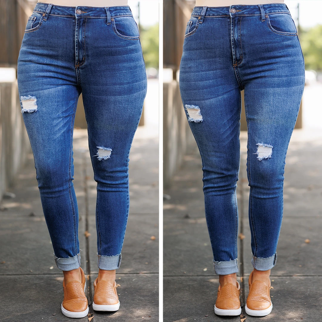 Are You Down Jeggings, Medium Blue 7 Are You Down Jeggings, Medium Blue - Image 7