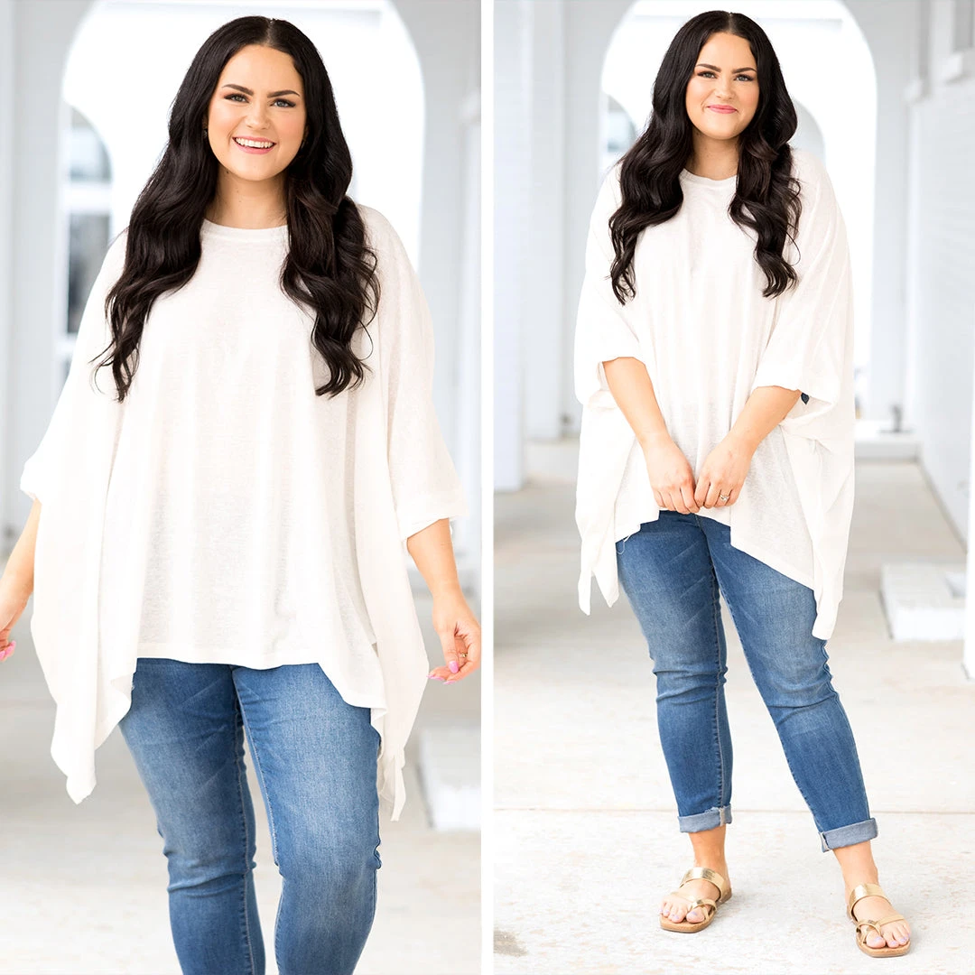 Feel Me Top, White 6 Feel Me Top, White - Image 6