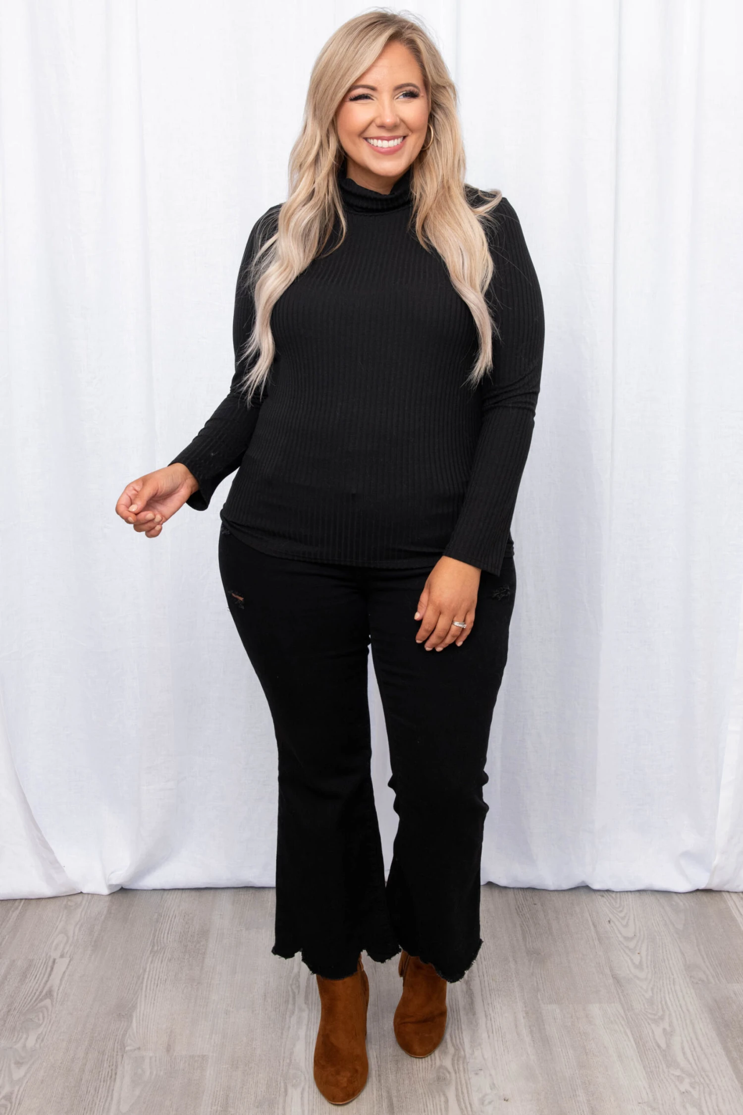 Right Where We Belong Top, Black 2 Right Where We Belong Top, Black - Image 2