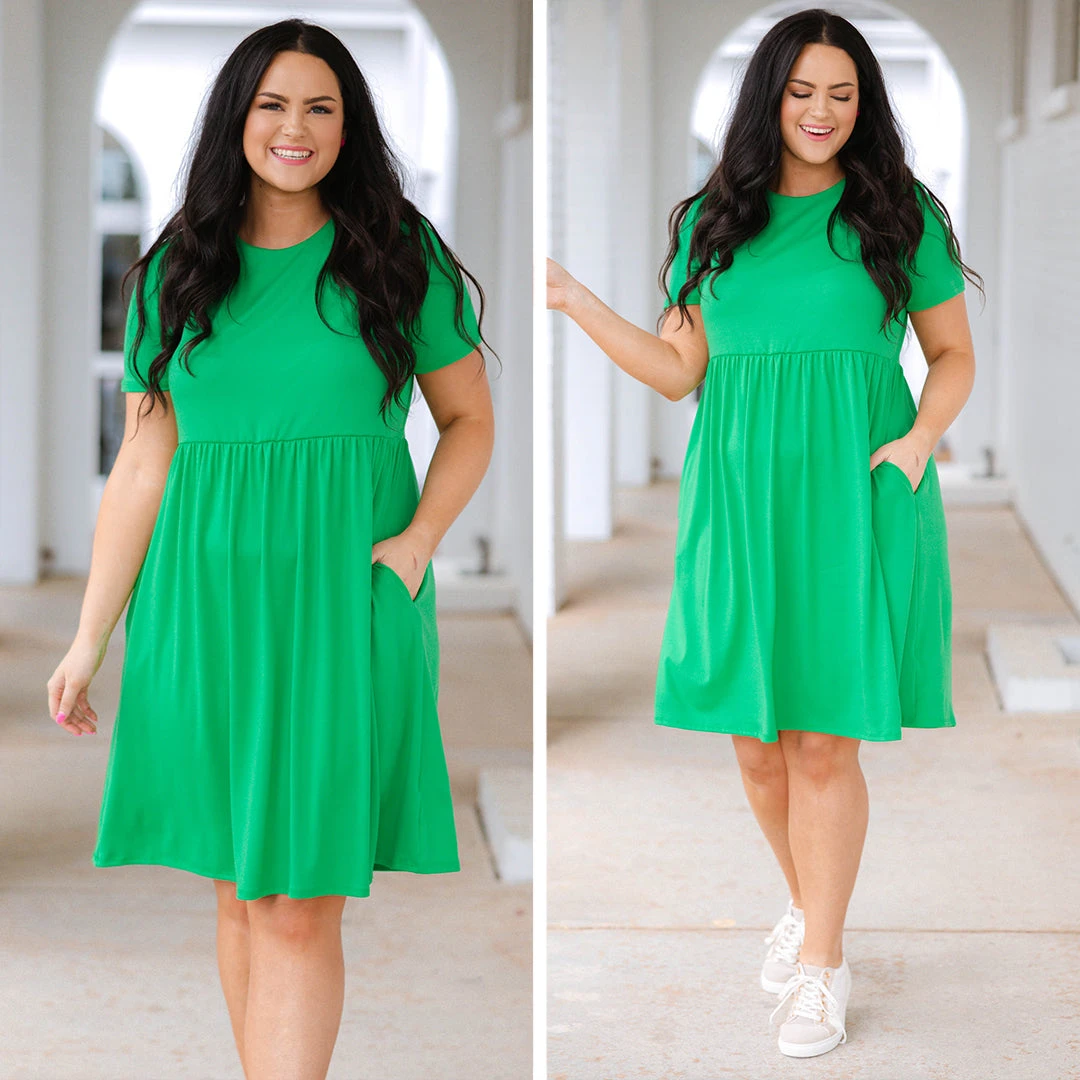 Be Careful With Me Dress, Kelly Green 6 Be Careful With Me Dress, Kelly Green - Image 6