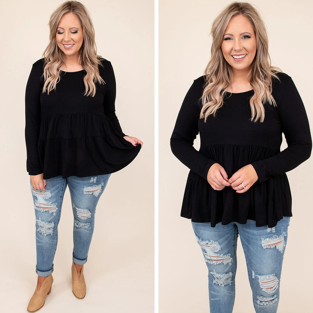 Closer To Me Top, Black 6 Closer To Me Top, Black - Image 6