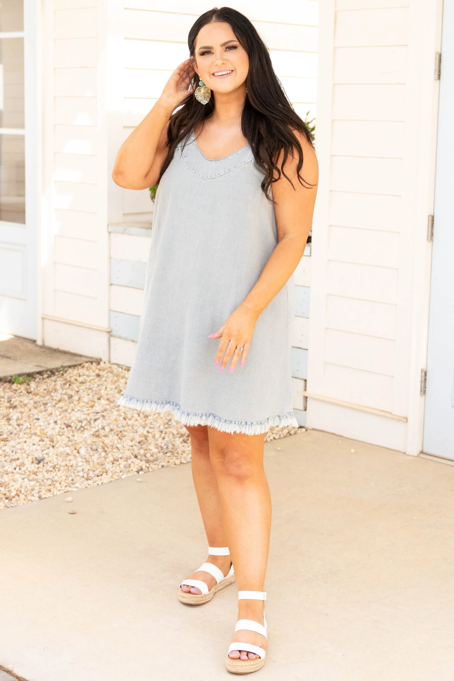 A Fabulous Affair Dress, Light Denim 3 A Fabulous Affair Dress, Light Denim - Image 3