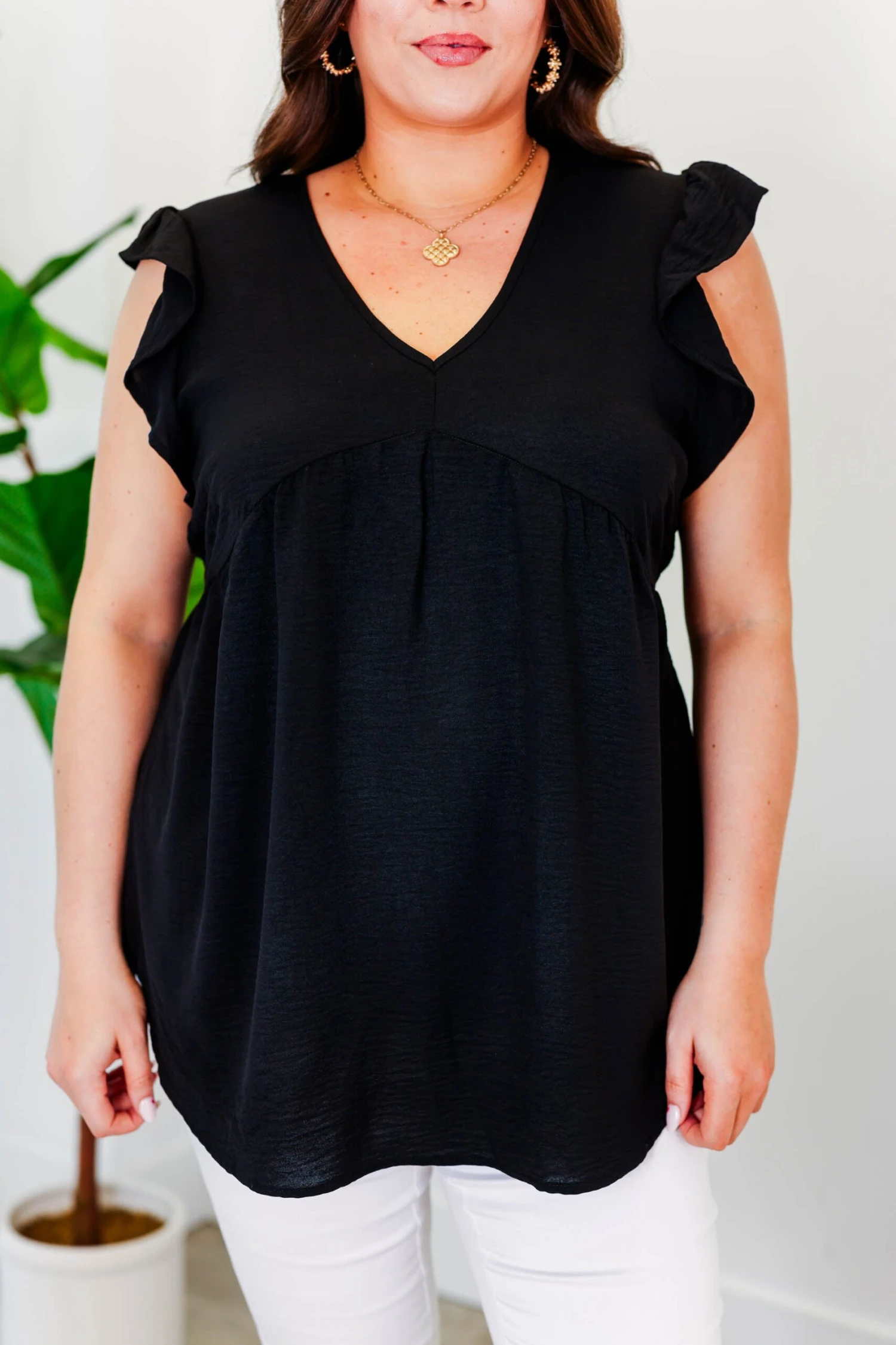 A Fire Within Babydoll Top, Black 6 A Fire Within Babydoll Top, Black - Image 6