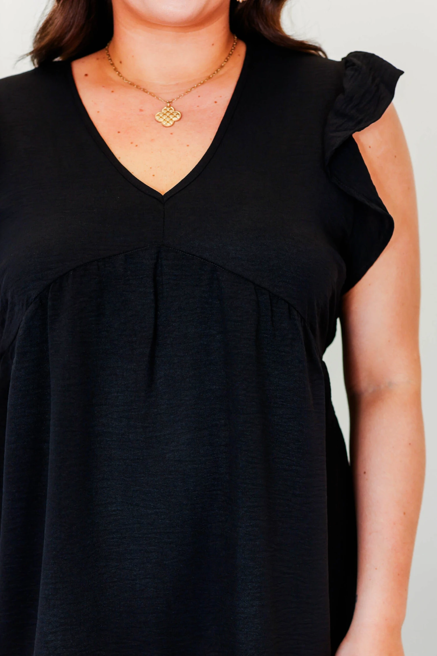 A Fire Within Babydoll Top, Black 5 A Fire Within Babydoll Top, Black - Image 5