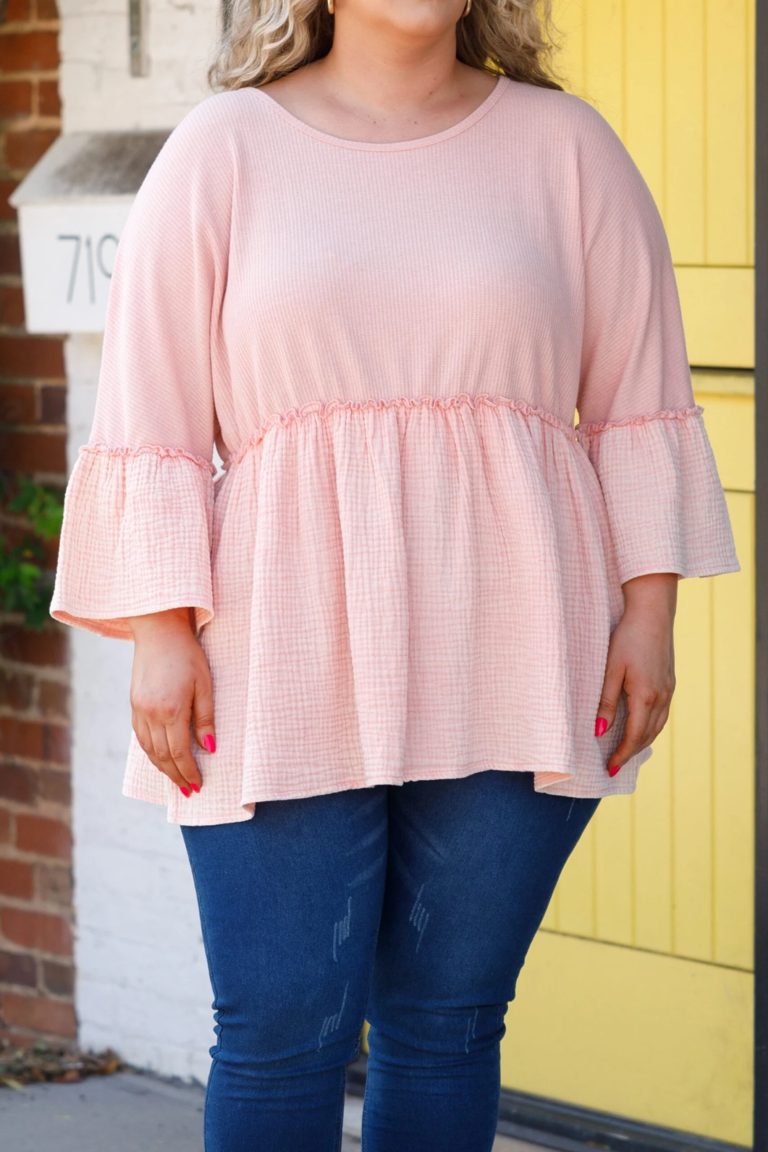 A Kiss For The Road Top, Apricot 4 A Kiss For The Road Top, Apricot - Image 4