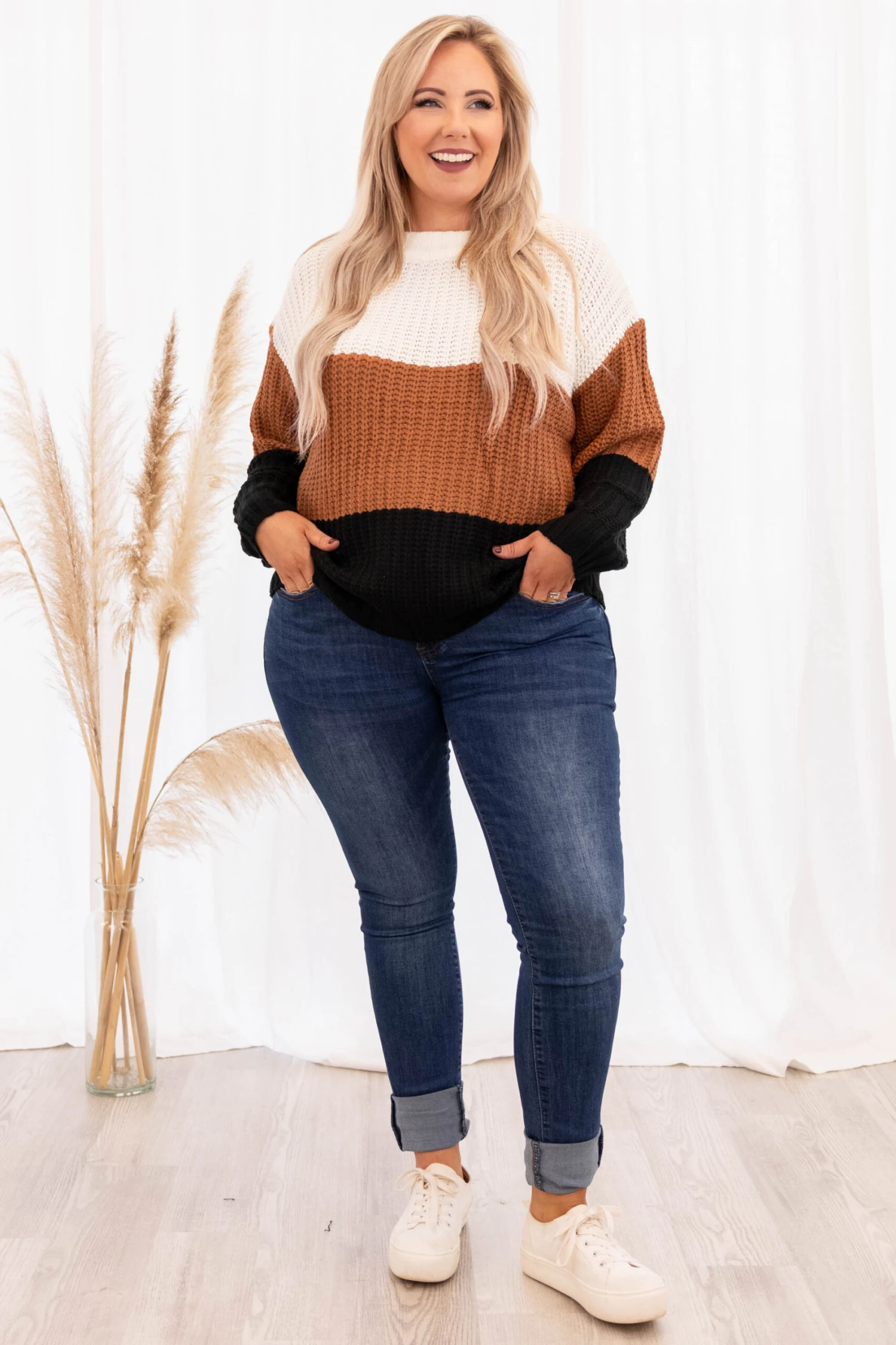 A Little Spark Sweater, Mocha 3 A Little Spark Sweater, Mocha - Image 3