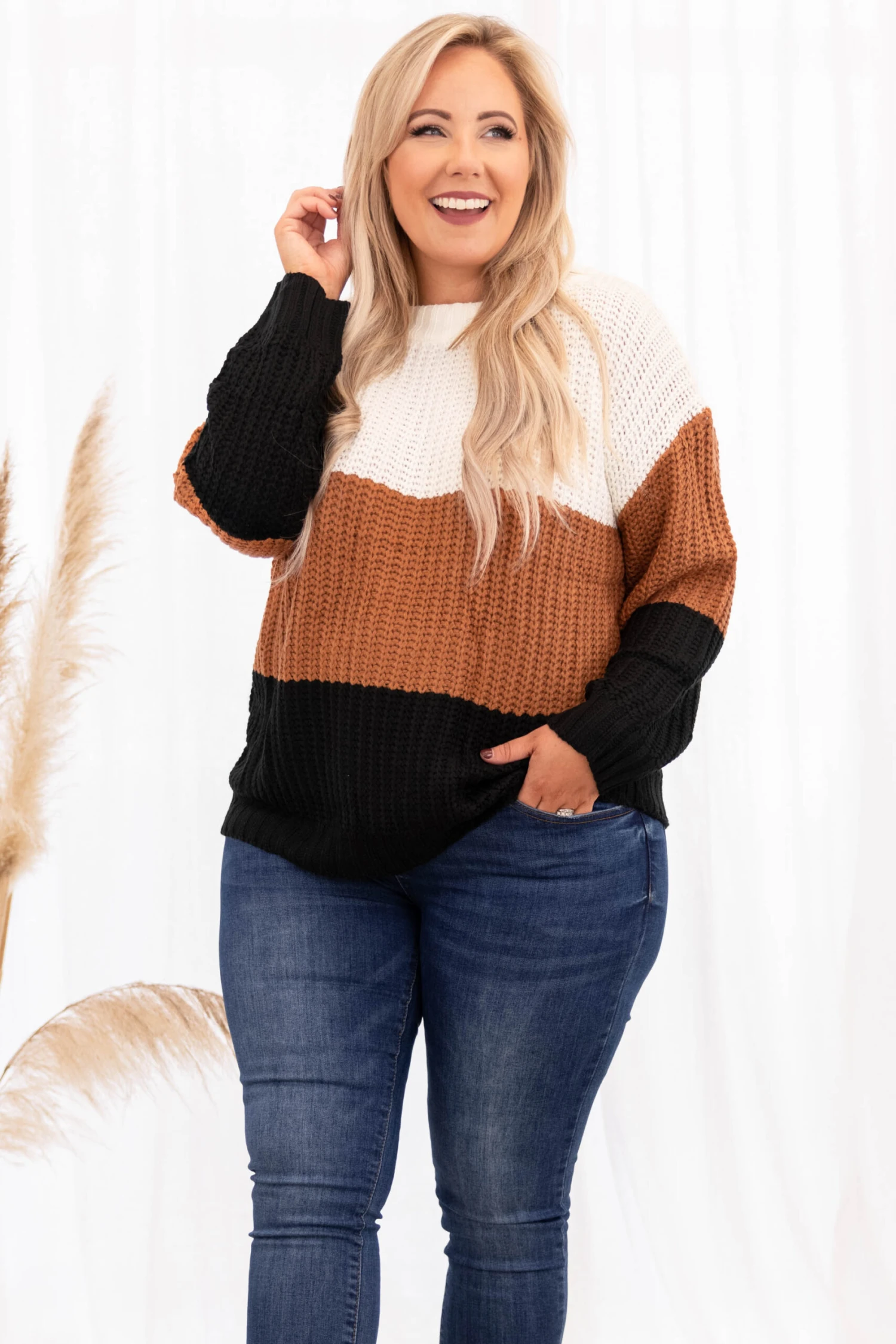 A Little Spark Sweater, Mocha 1 A Little Spark Sweater, Mocha