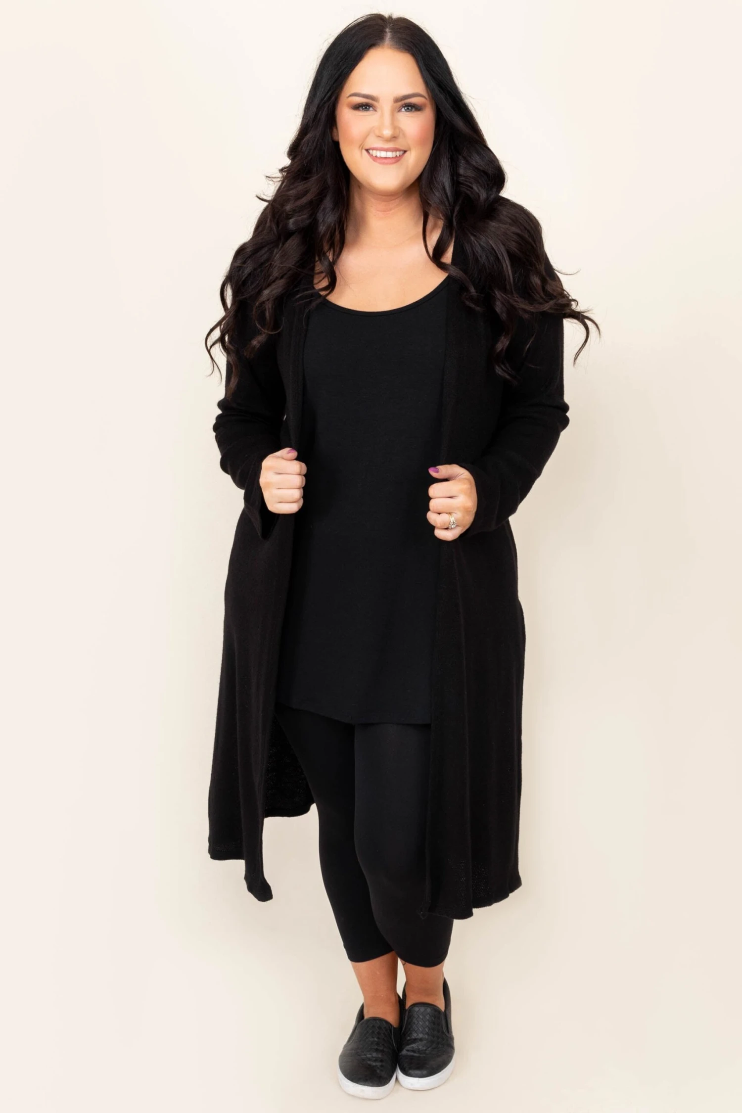 A Lucky Day Cardigan, Black 1 A Lucky Day Cardigan, Black
