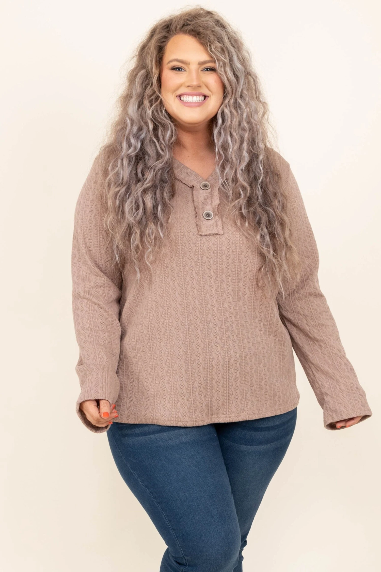 A Sweet Wish Top, Mocha 1 A Sweet Wish Top, Mocha