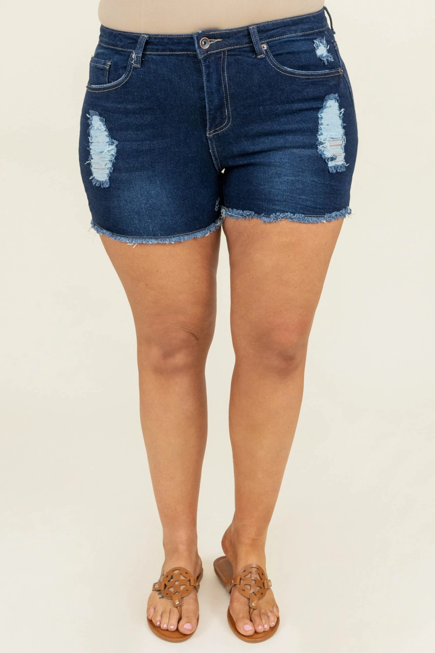 Above The Rest Shorts, Dark Wash 1 Above The Rest Shorts, Dark Wash