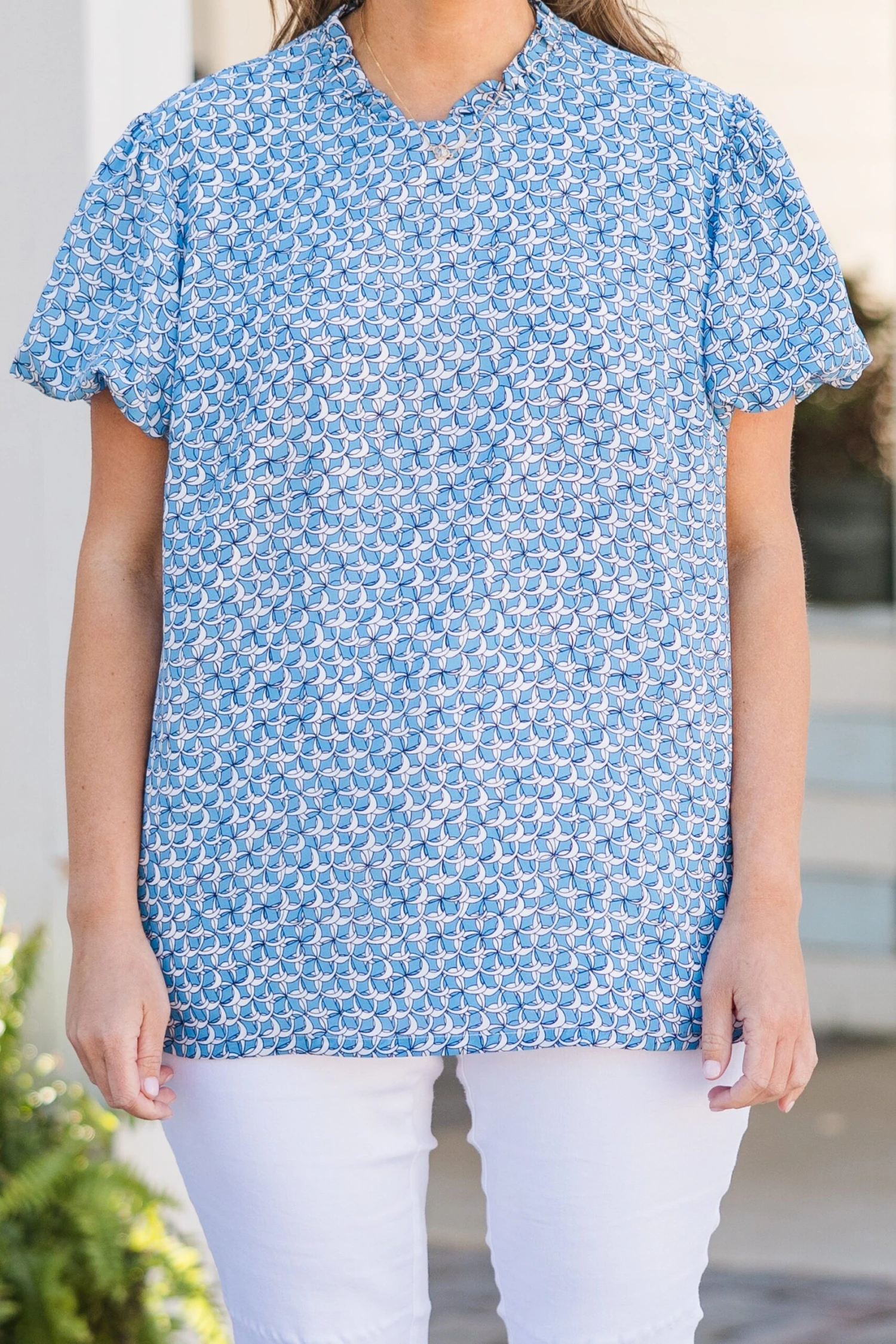 Abstract Idea Top, Blue 6 Abstract Idea Top, Blue - Image 6