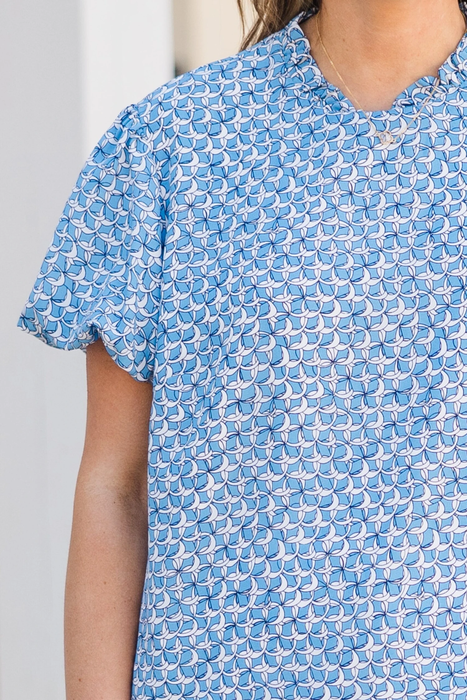 Abstract Idea Top, Blue 5 Abstract Idea Top, Blue - Image 5