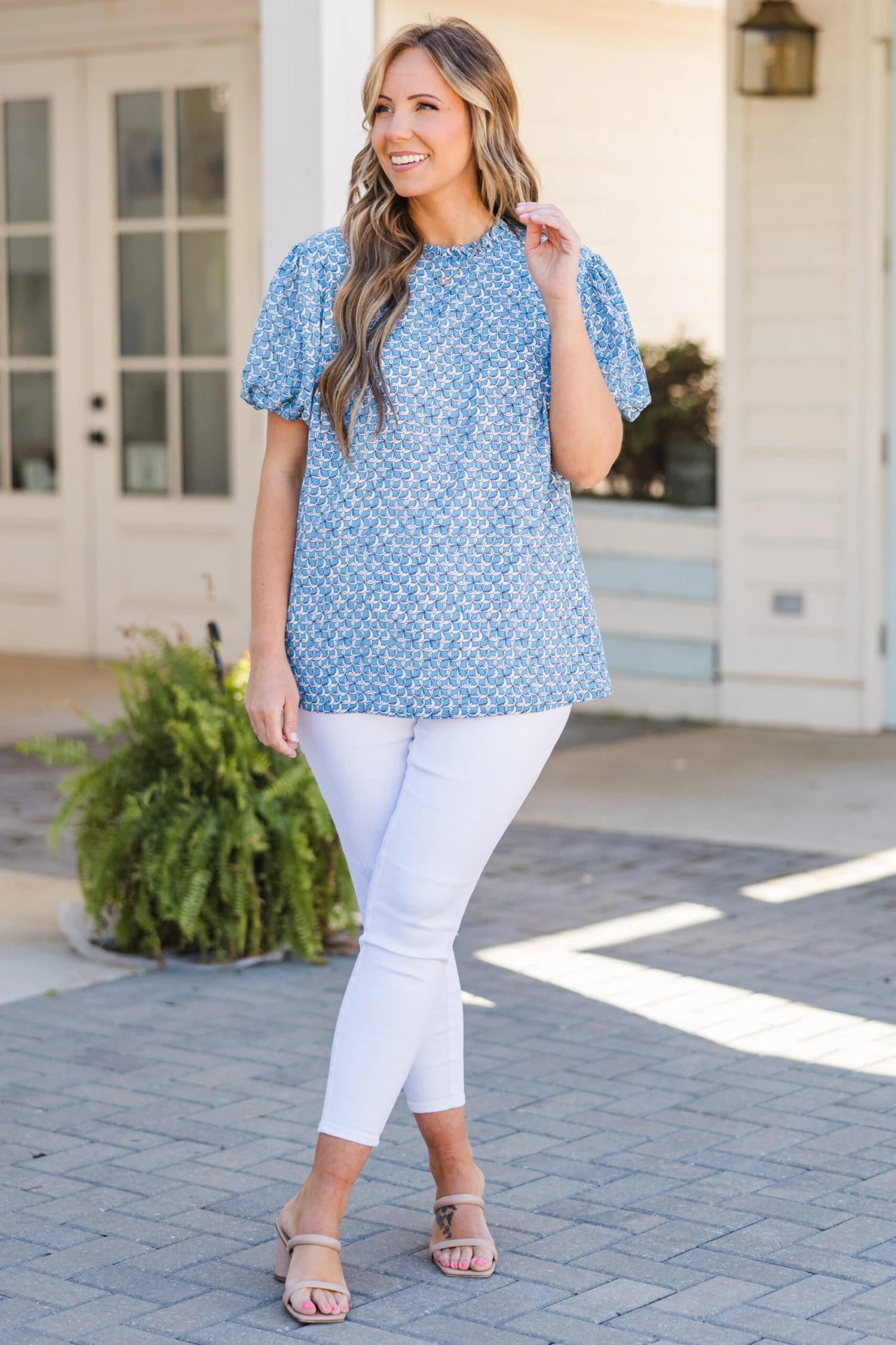 Abstract Idea Top, Blue 3 Abstract Idea Top, Blue - Image 3