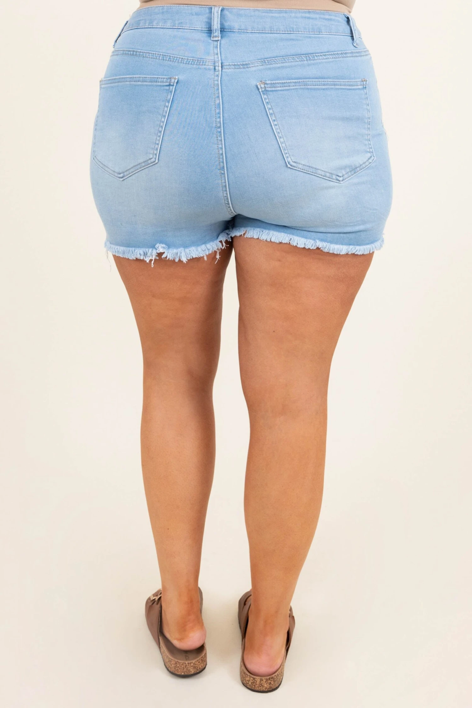 Act Sweet Shorts, Light Blue 5 Act Sweet Shorts, Light Blue - Image 5