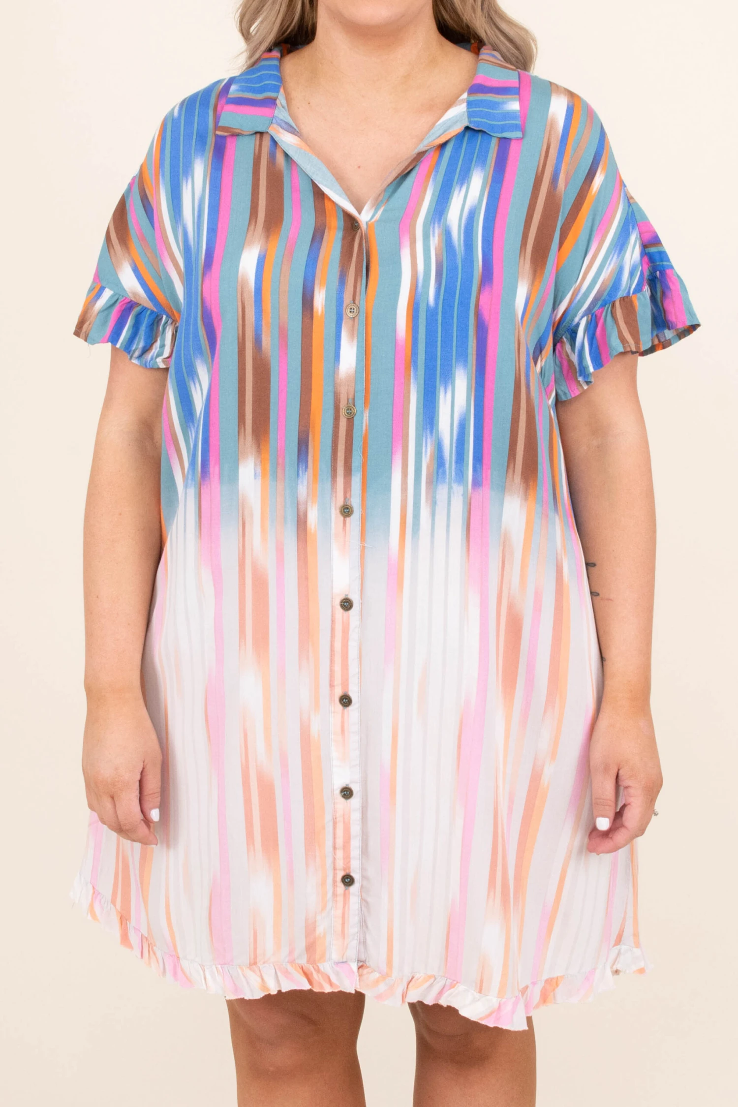 Afternoon Delight Dress, Teal-Blue 5 Afternoon Delight Dress, Teal-Blue - Image 5