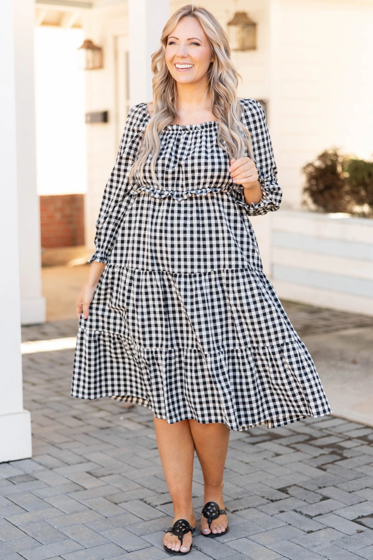 Afternoon Picnics Dress, Black 2 Afternoon Picnics Dress, Black - Image 2