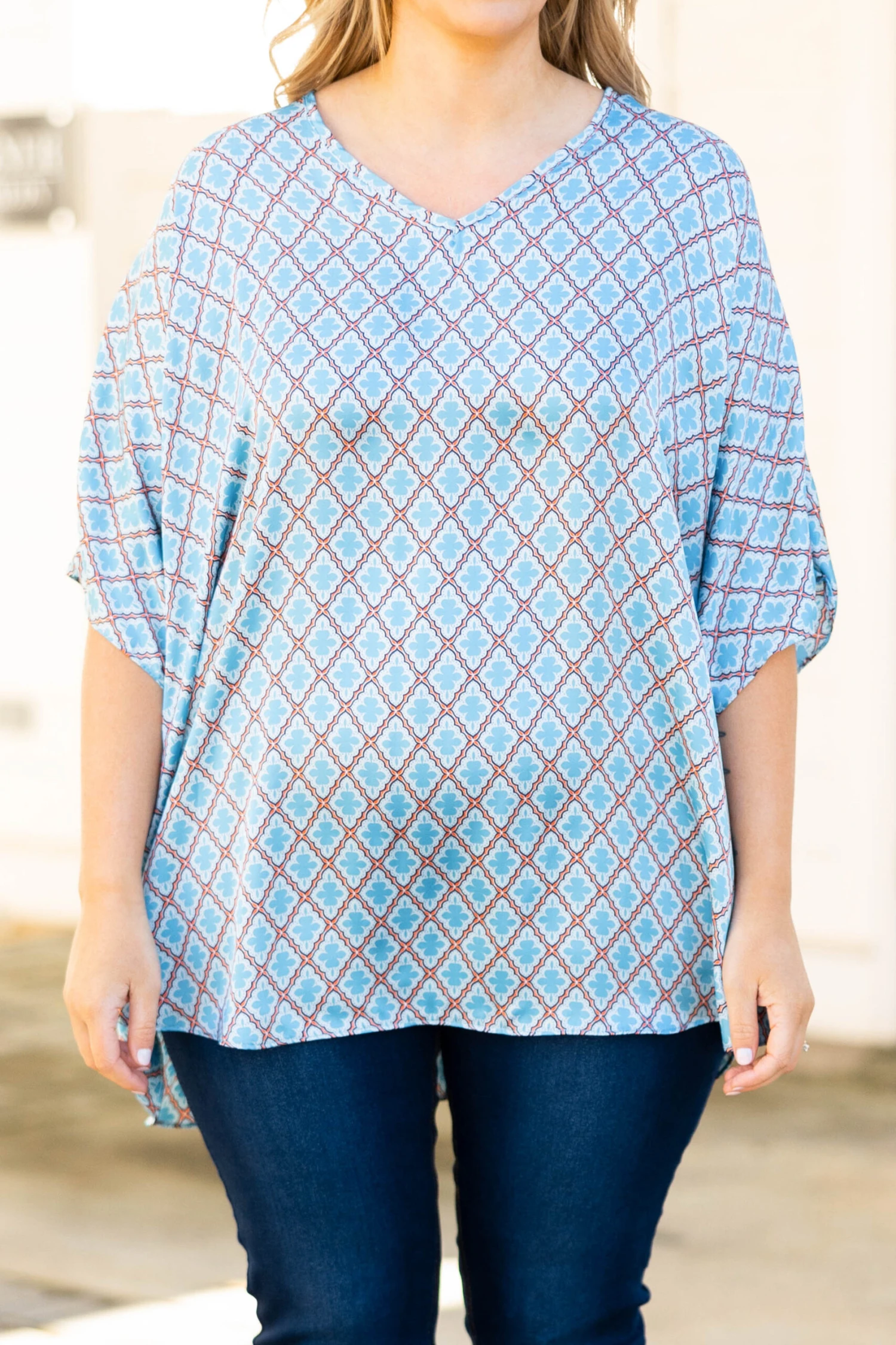 Ain’t Too Proud To Beg Top, Blue 4 Ain’t Too Proud To Beg Top, Blue - Image 4