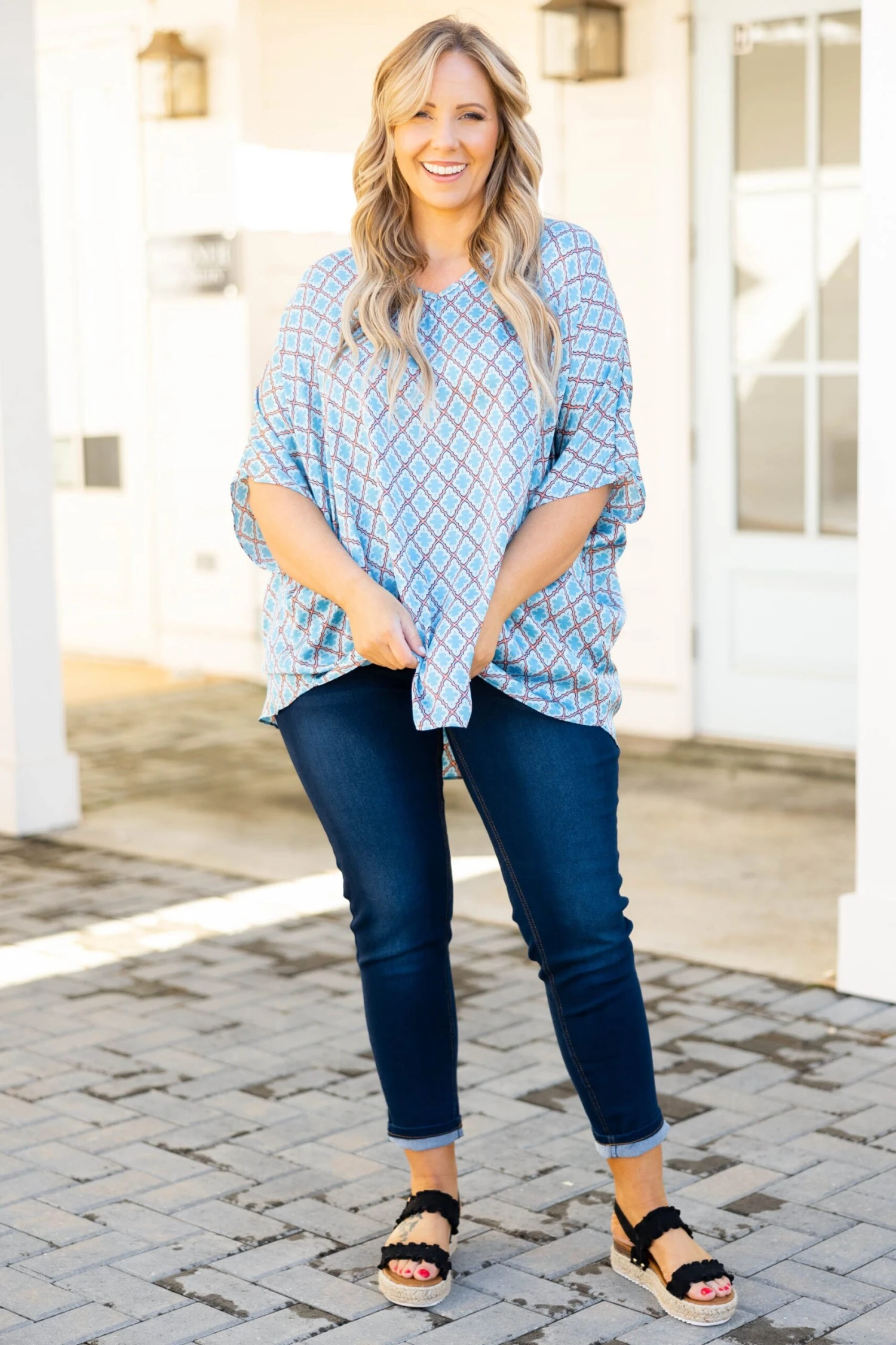 Ain’t Too Proud To Beg Top, Blue 2 Ain’t Too Proud To Beg Top, Blue - Image 2