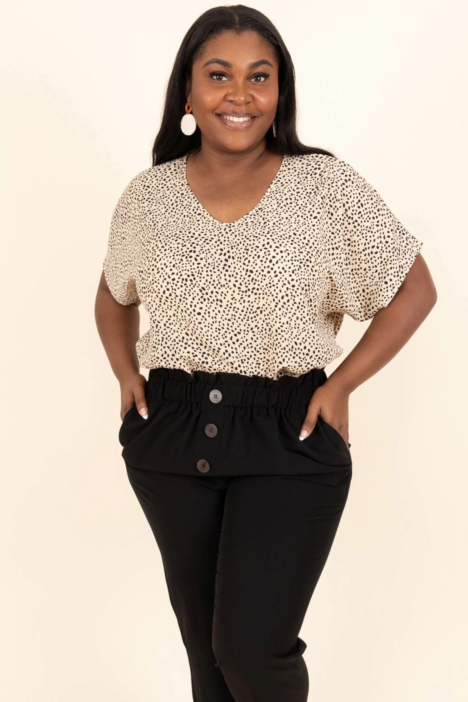 All For Tonight Top, Taupe 1 All For Tonight Top, Taupe