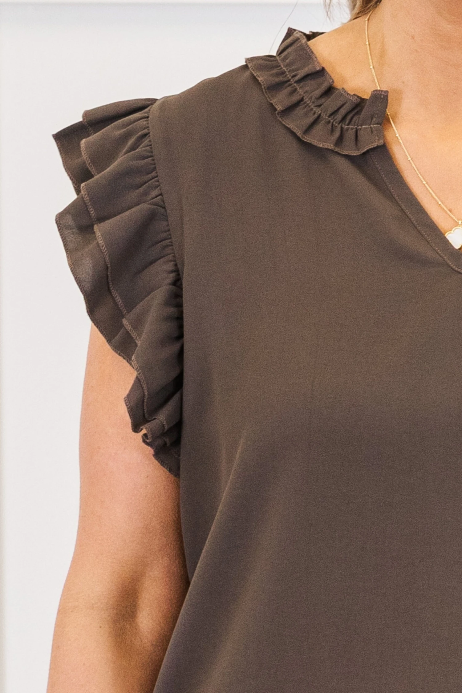 All Heart Tank, Brown 4 All Heart Tank, Brown - Image 4