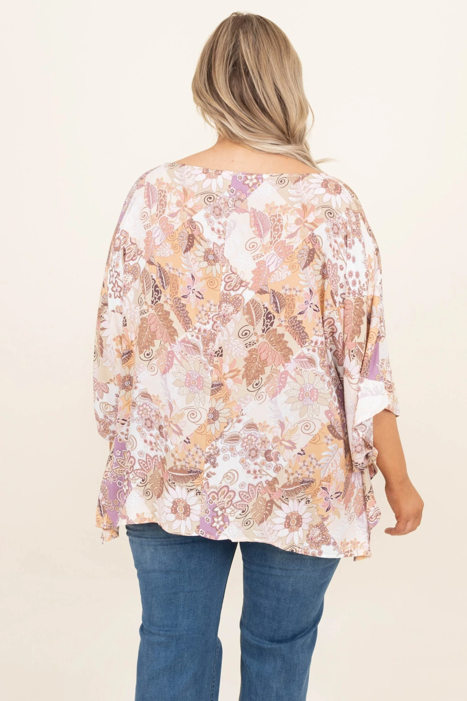 All Over The Place Top, Mauve 5 All Over The Place Top, Mauve - Image 5