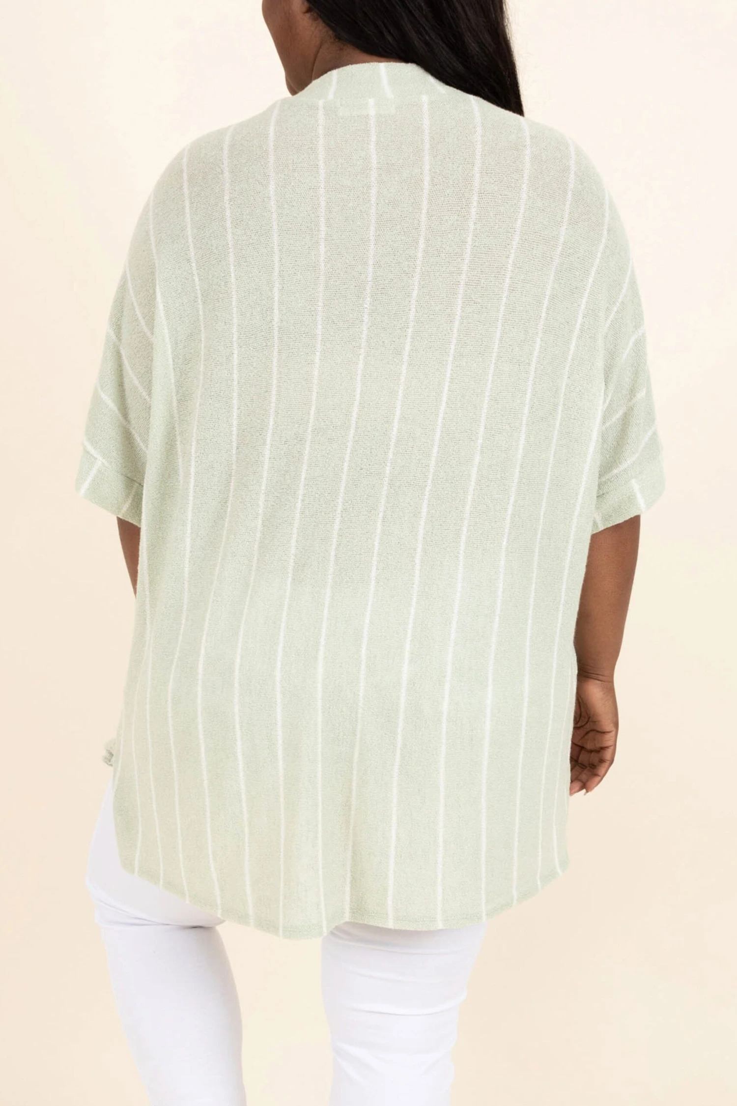 All Stripes Top, Sage 5 All Stripes Top, Sage - Image 5