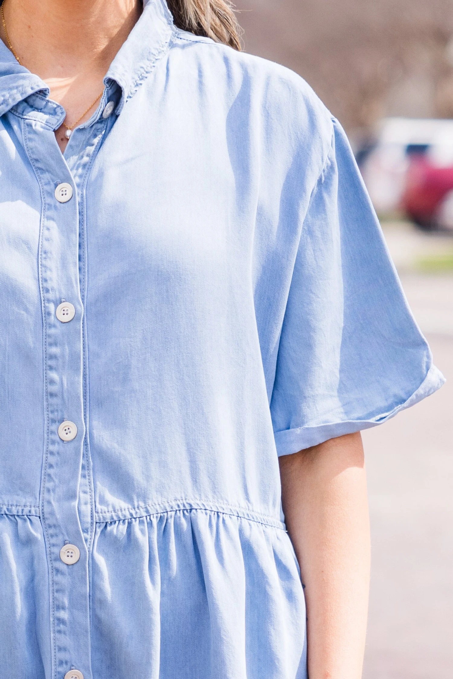 All The Joy Dress, Light Wash 5 All The Joy Dress, Light Wash - Image 5