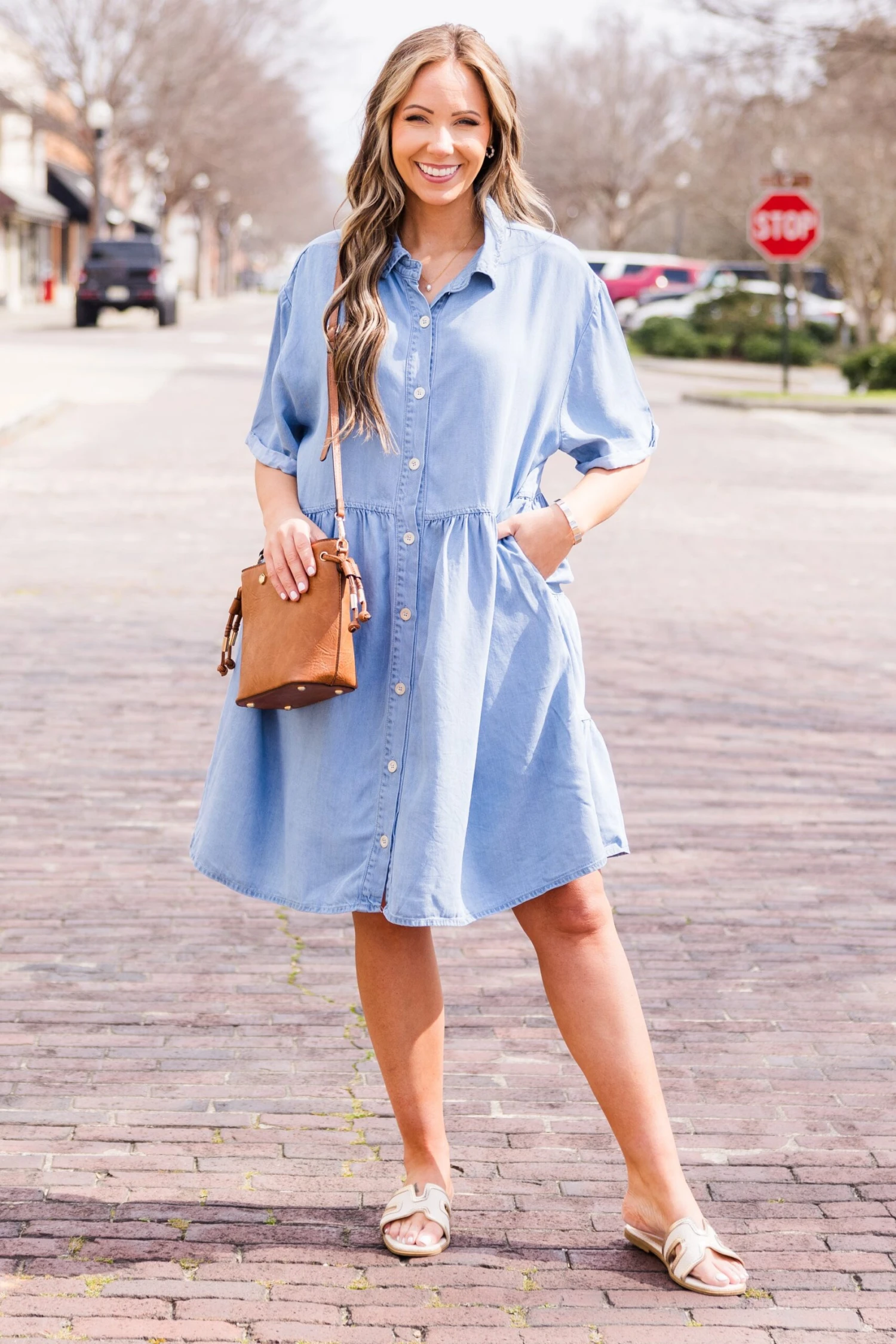 All The Joy Dress, Light Wash 4 All The Joy Dress, Light Wash - Image 4