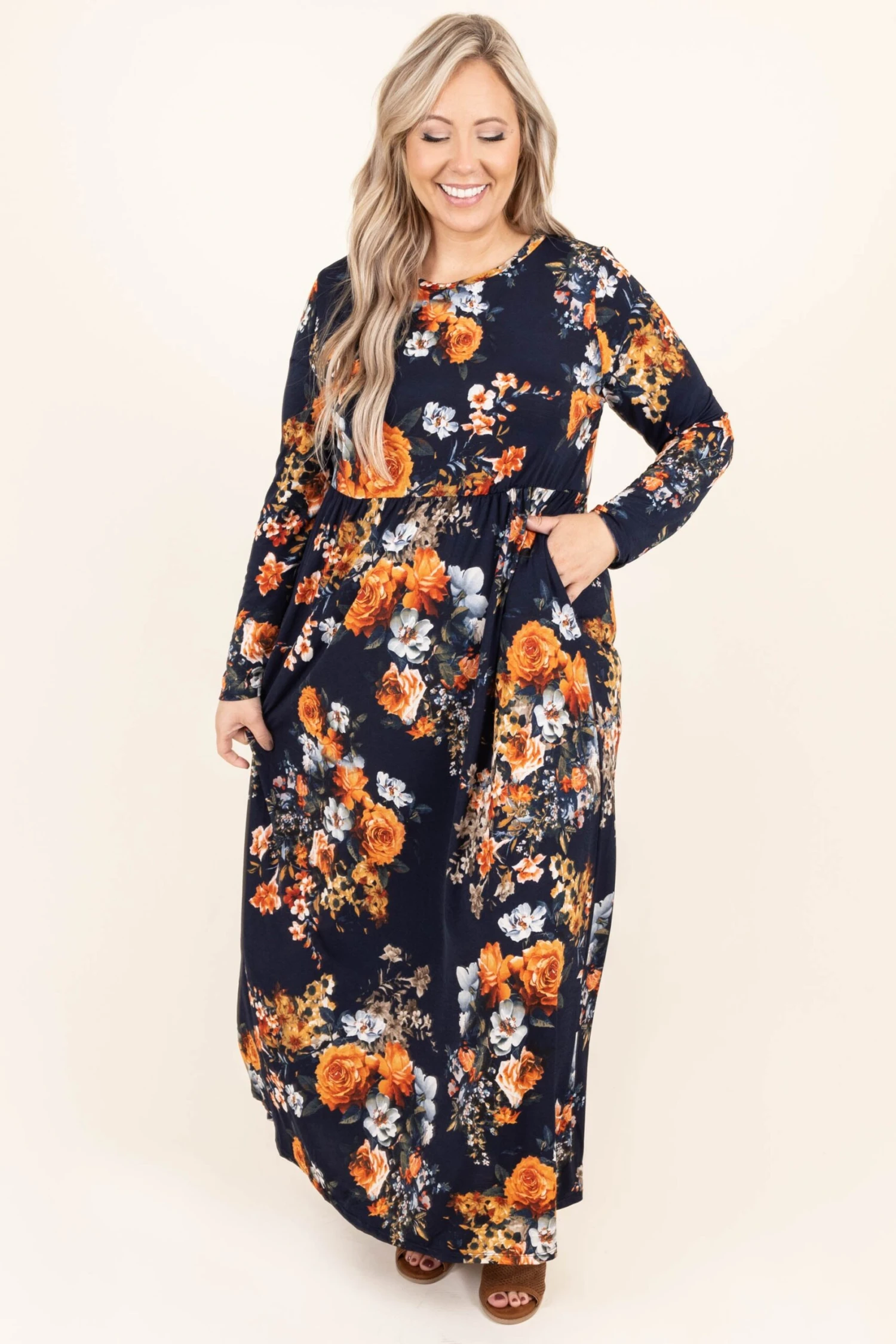 Almost Second Nature Dress, Navy 2 Almost Second Nature Dress, Navy - Image 2