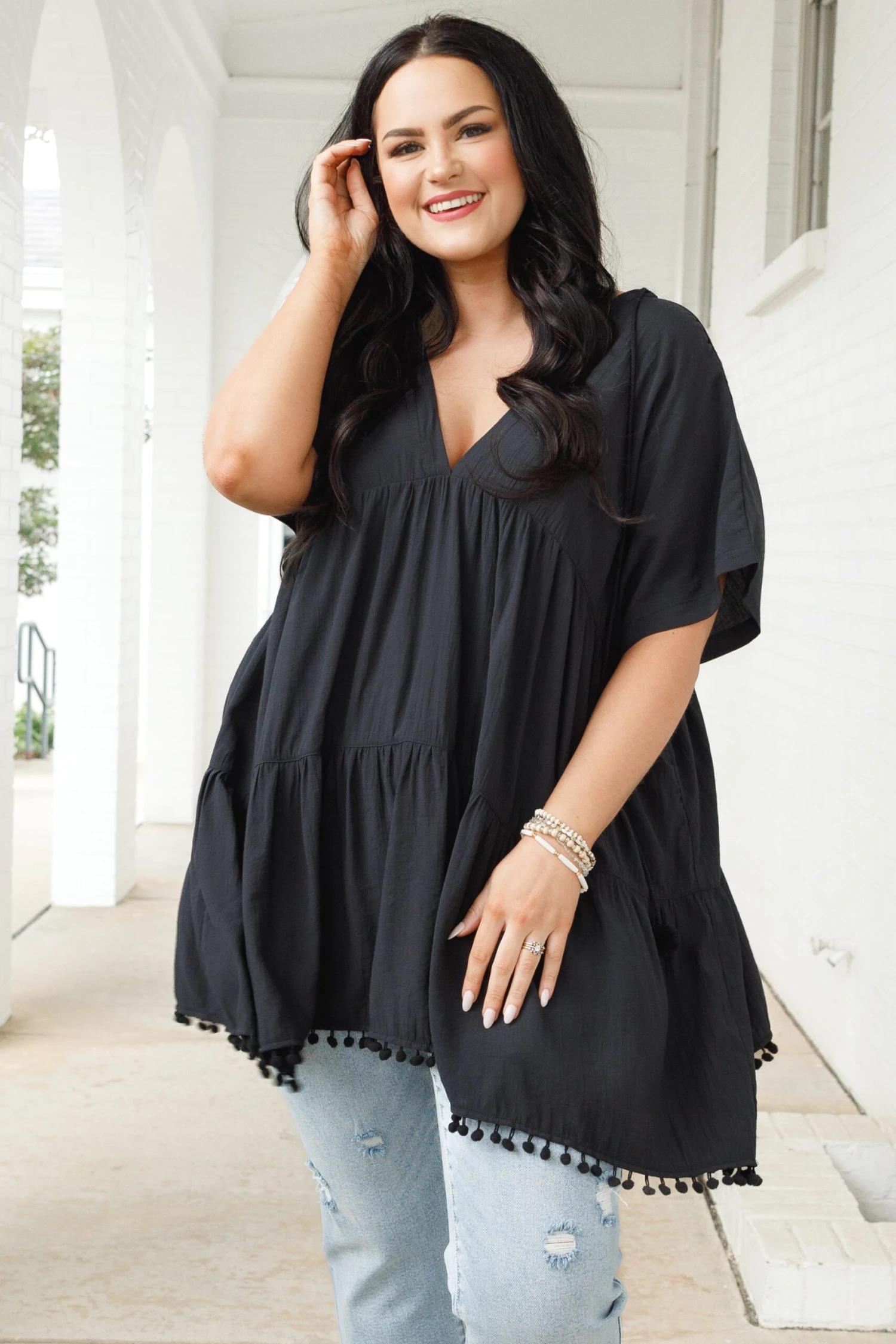 Alone In My Mind Top, Black 1 Alone In My Mind Top, Black