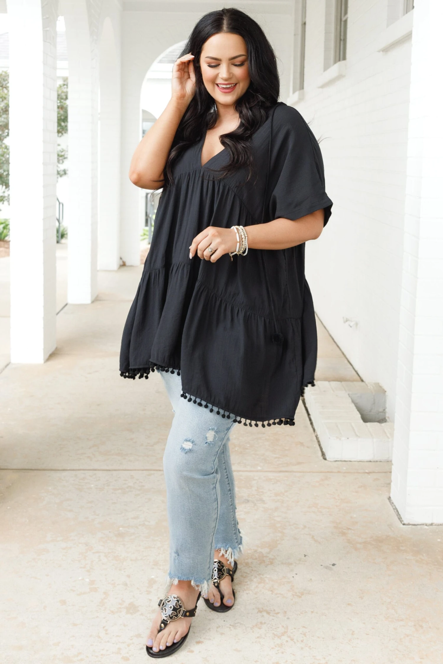 Alone In My Mind Top, Black 3 Alone In My Mind Top, Black - Image 3