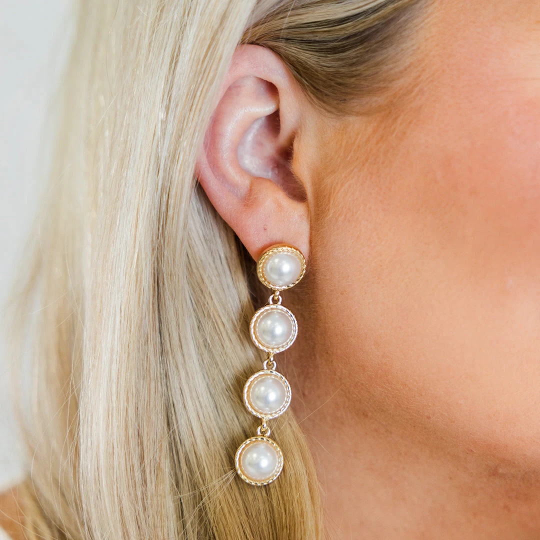 Amazed With You Earrings, Gold 4 Amazed With You Earrings, Gold - Image 4