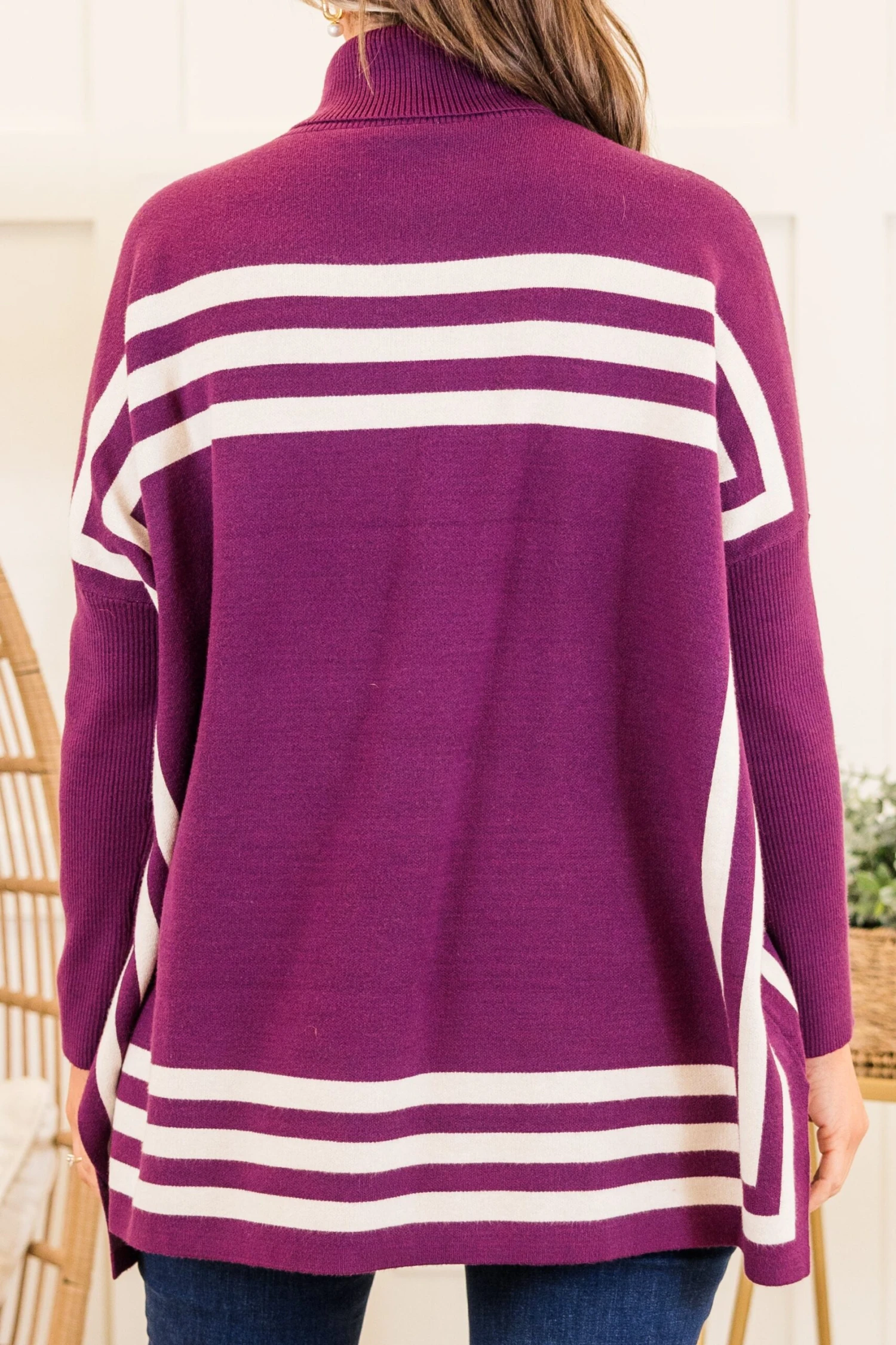 Anything For My Baby Tunic, Eggplant 6 Anything For My Baby Tunic, Eggplant - Image 6