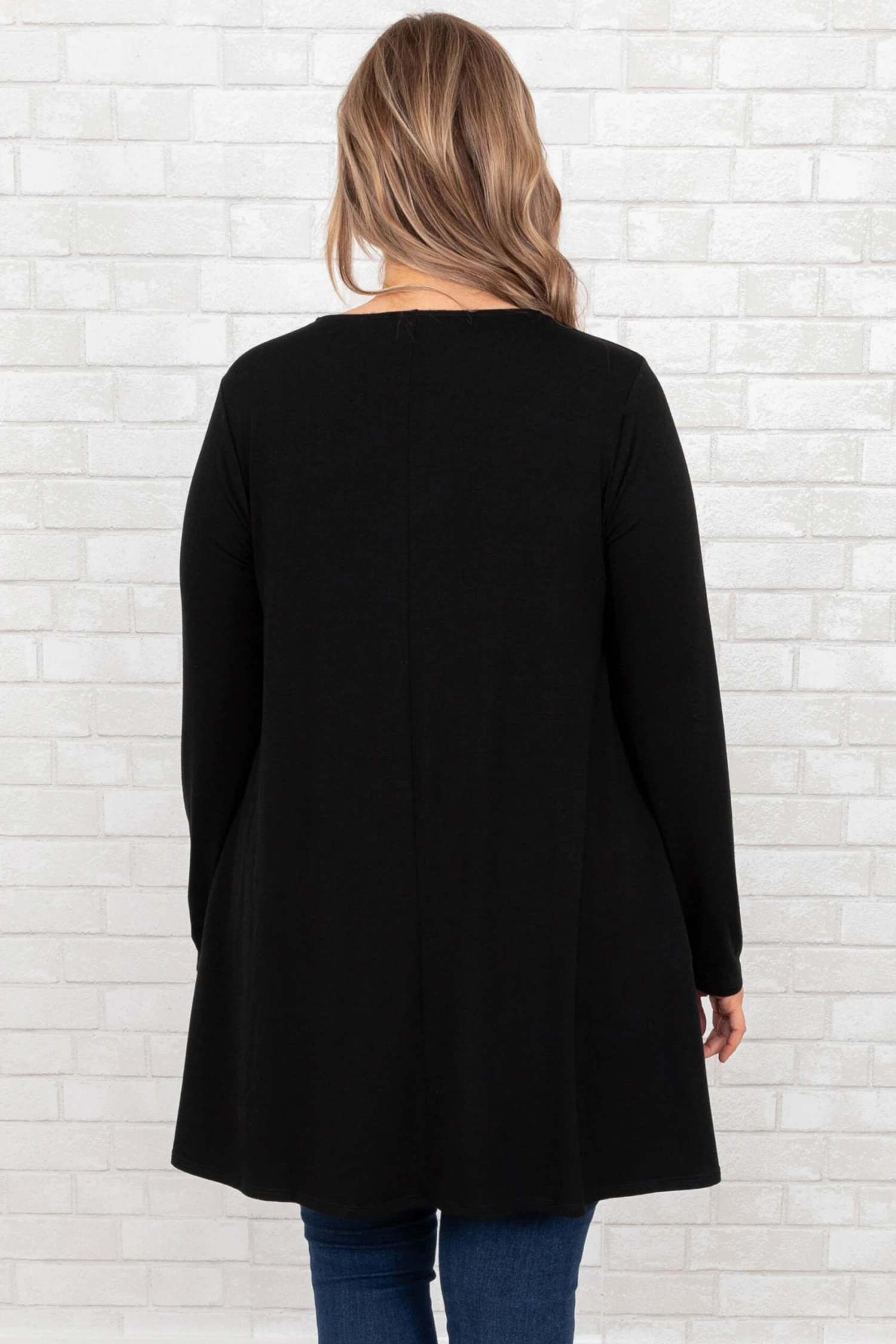 As Long As You're Here Tunic, Black 5 As Long As You're Here Tunic, Black - Image 5