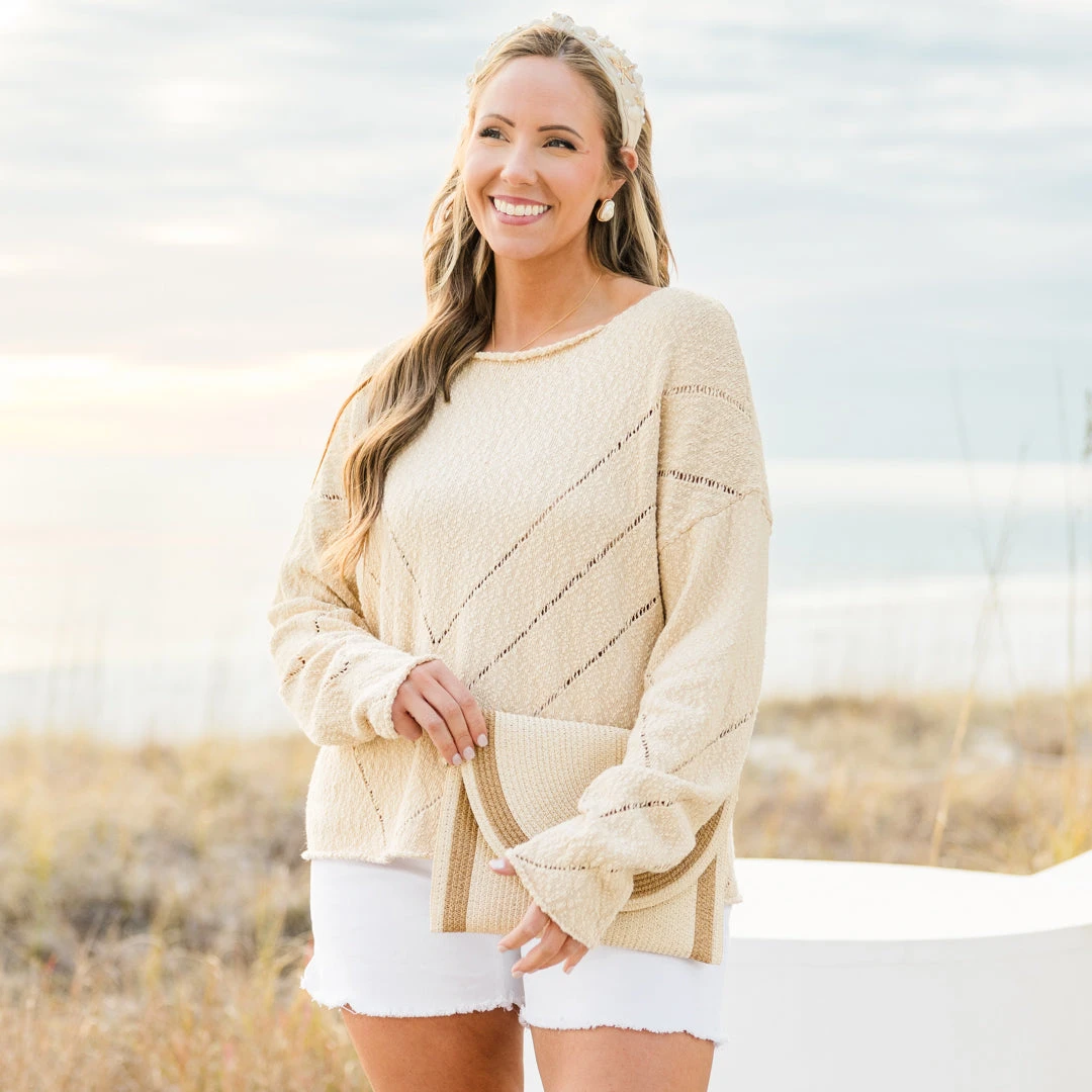 As Simple As That Top, Cream 7 As Simple As That Top, Cream - Image 7