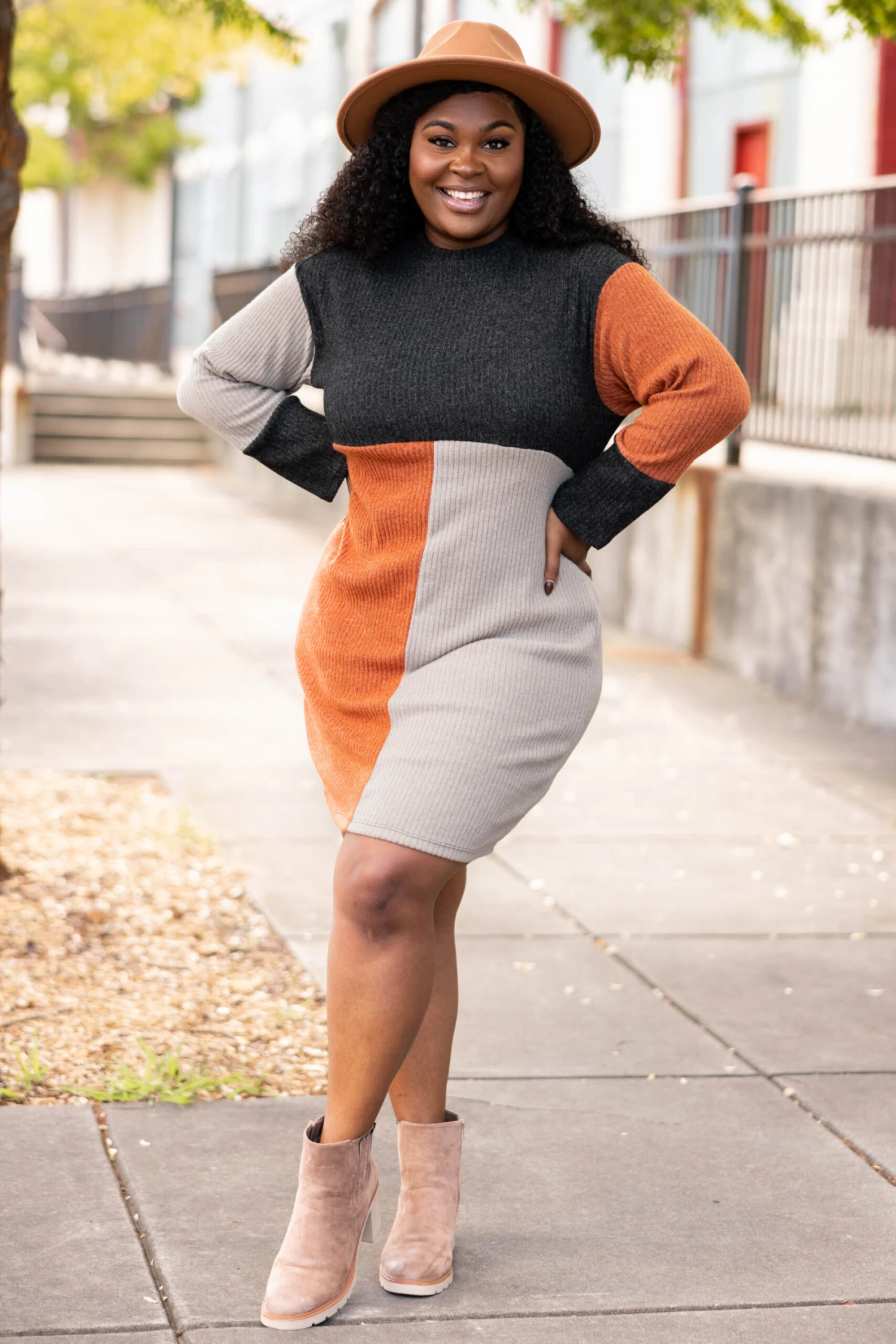 Autumn Stroll Dress, Multi 3 Autumn Stroll Dress, Multi - Image 3